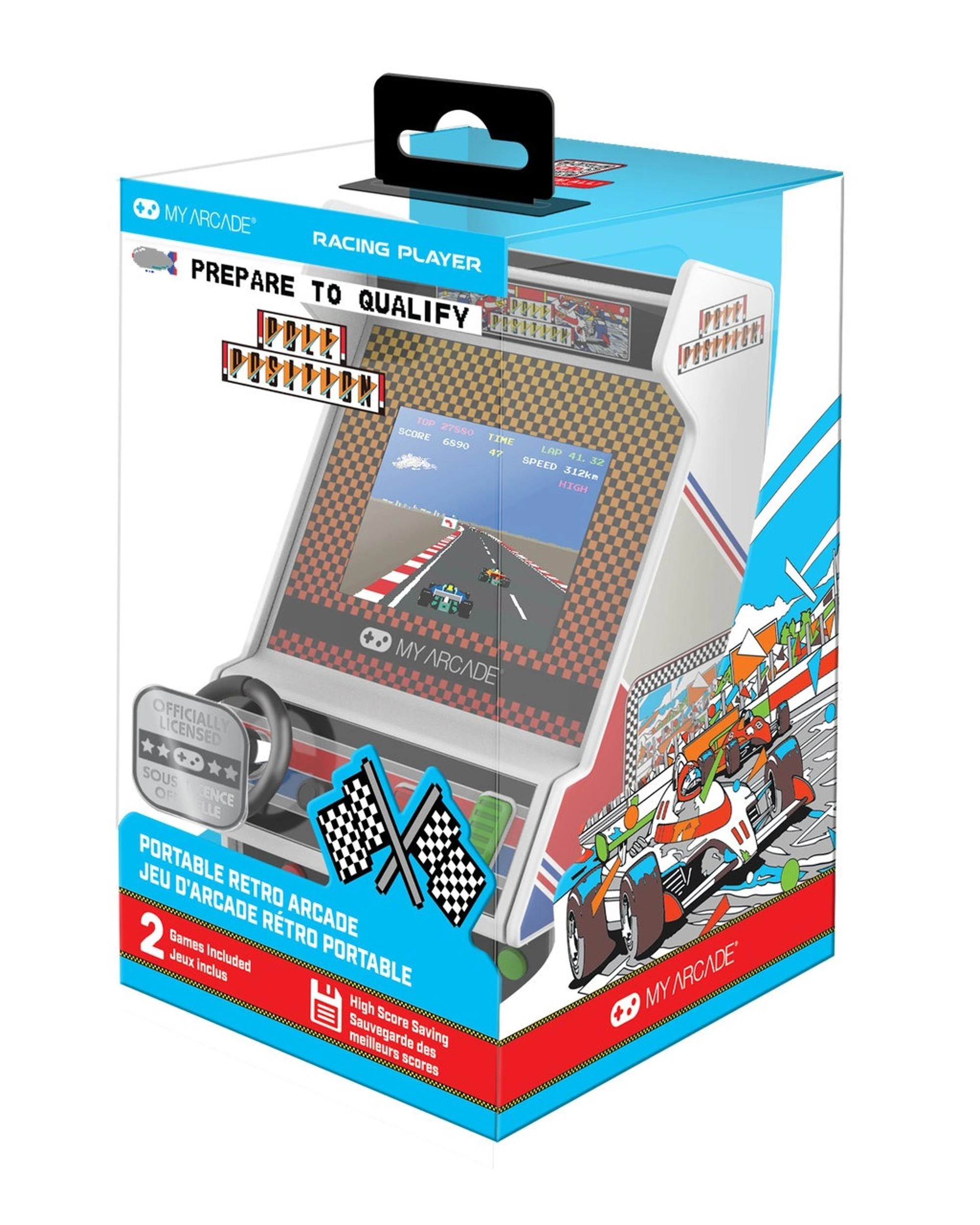 3 MyArcade Racing Player Pole Position Portable Retro Arcade Cabinet, 3 of 4