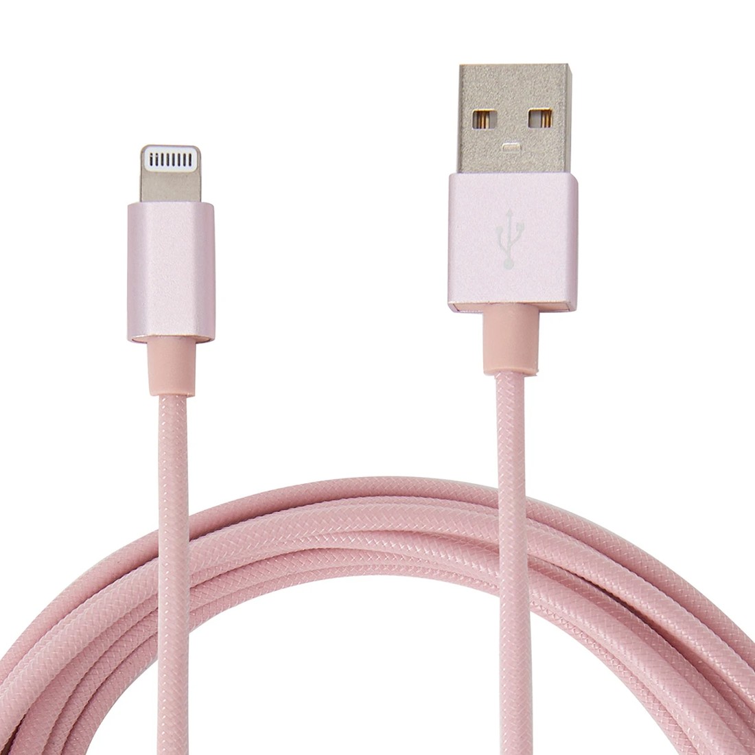 1 Lightning Cable - 2m Pink Rope, 1 of 4