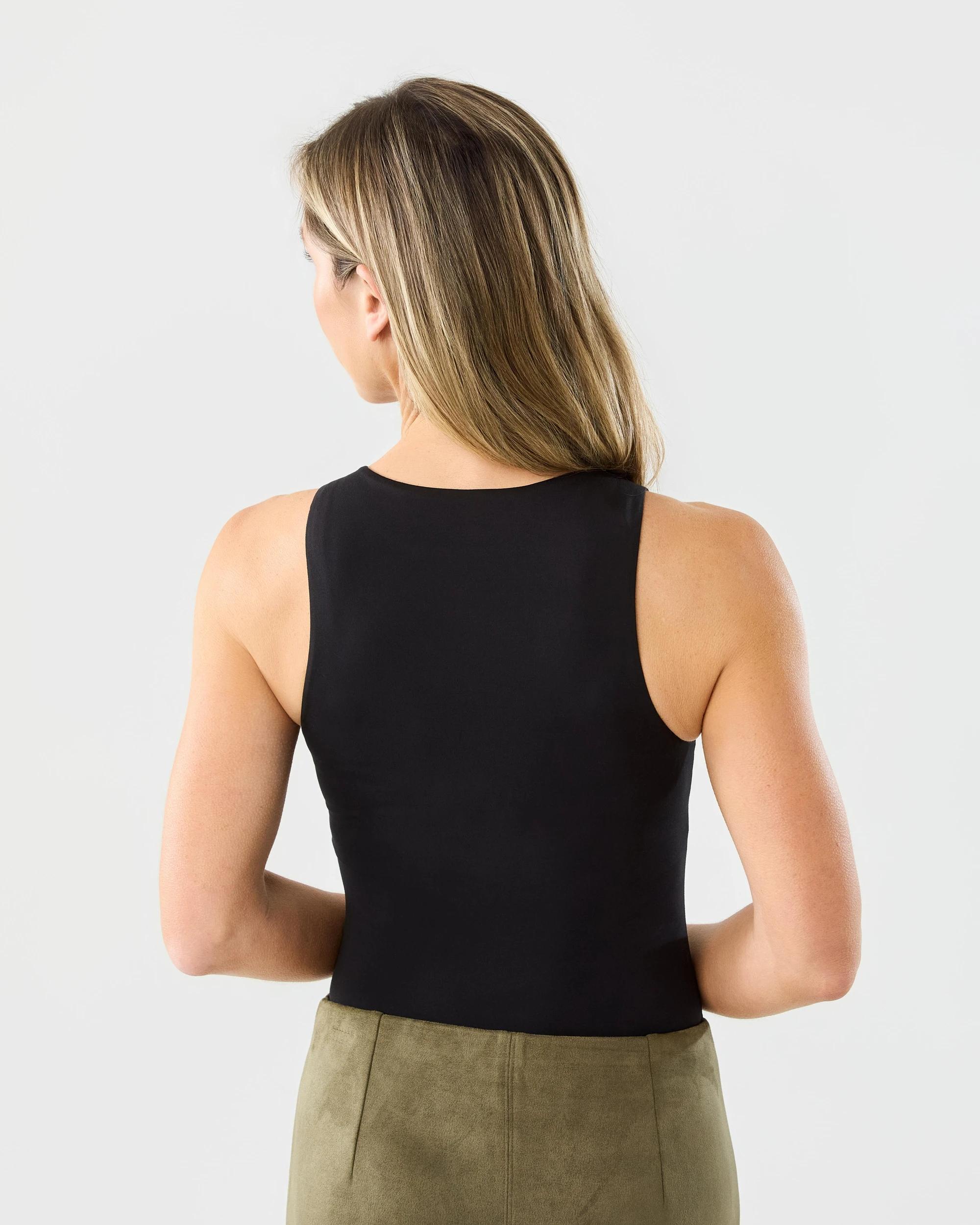3 Sleeveless Bodysuit Black, 3 of 6