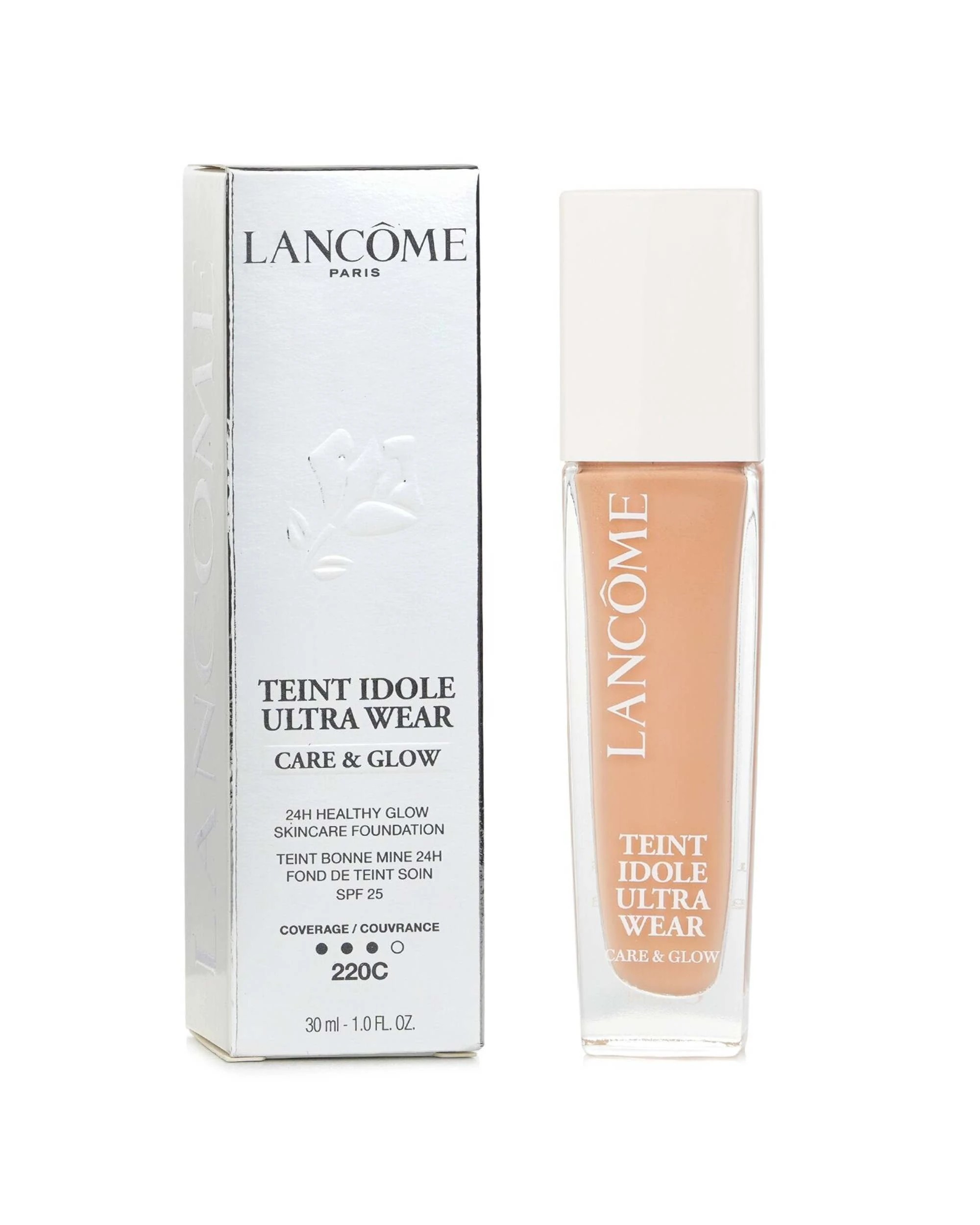 2 Lancome Teint Idole Ultra Wear Care & Glow Foundation SPF 25 - # 30ml/1oz - Beige, 2 of 4