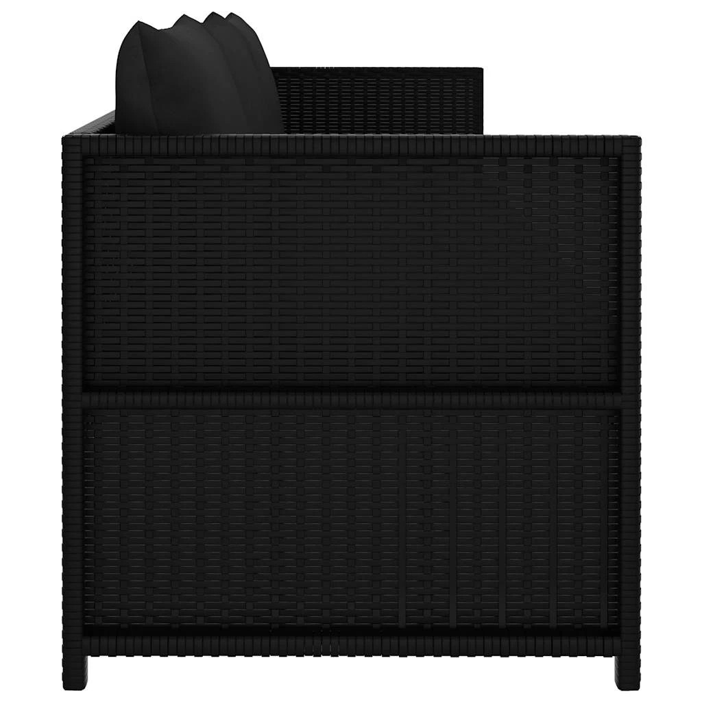6 vidaXL Garden sofa Removable Covers - Black, 6 of 9