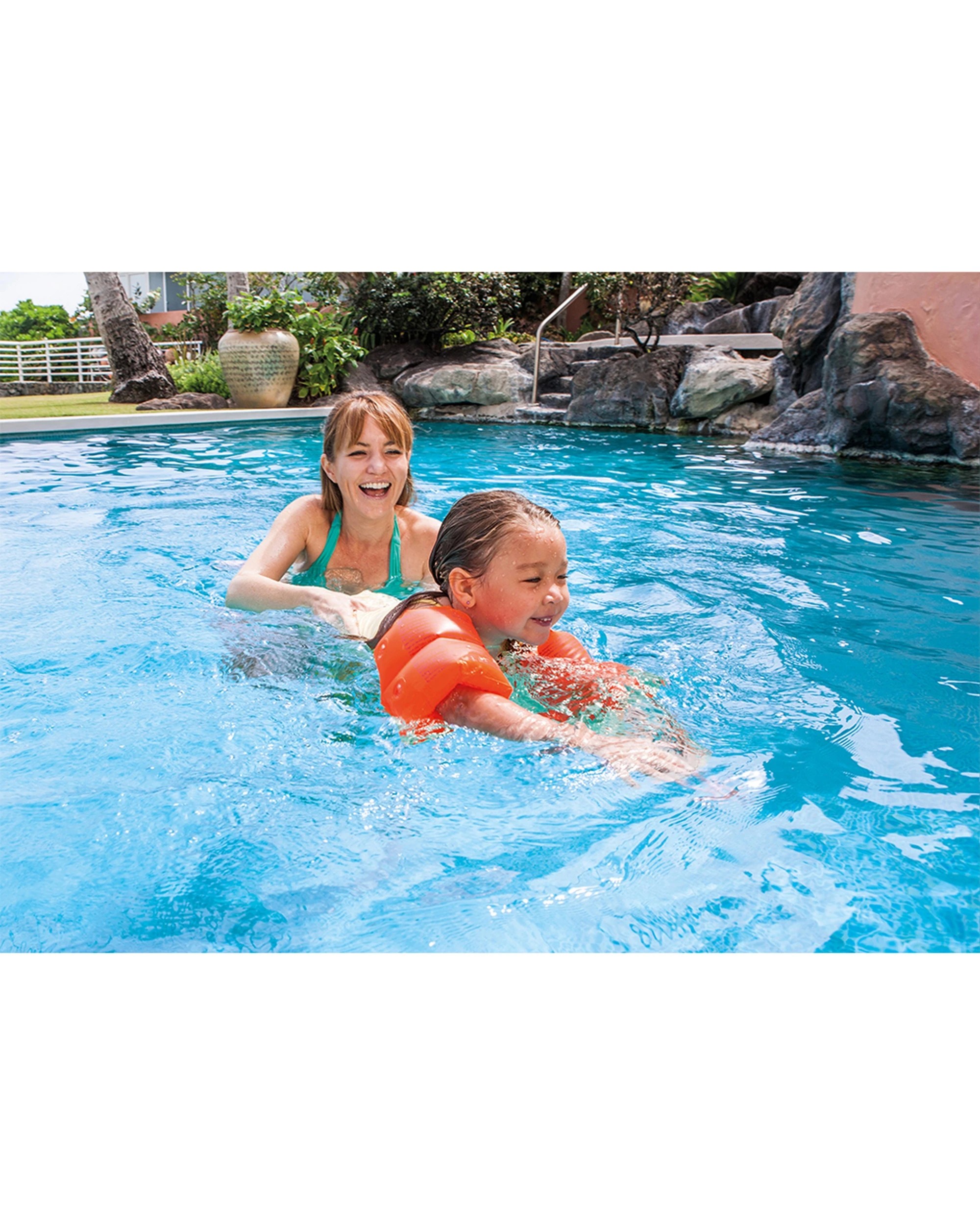 2 Intex 2PK Inflatable Arm Bands Swimming Aid 3-6y - Multi, 2 of 4