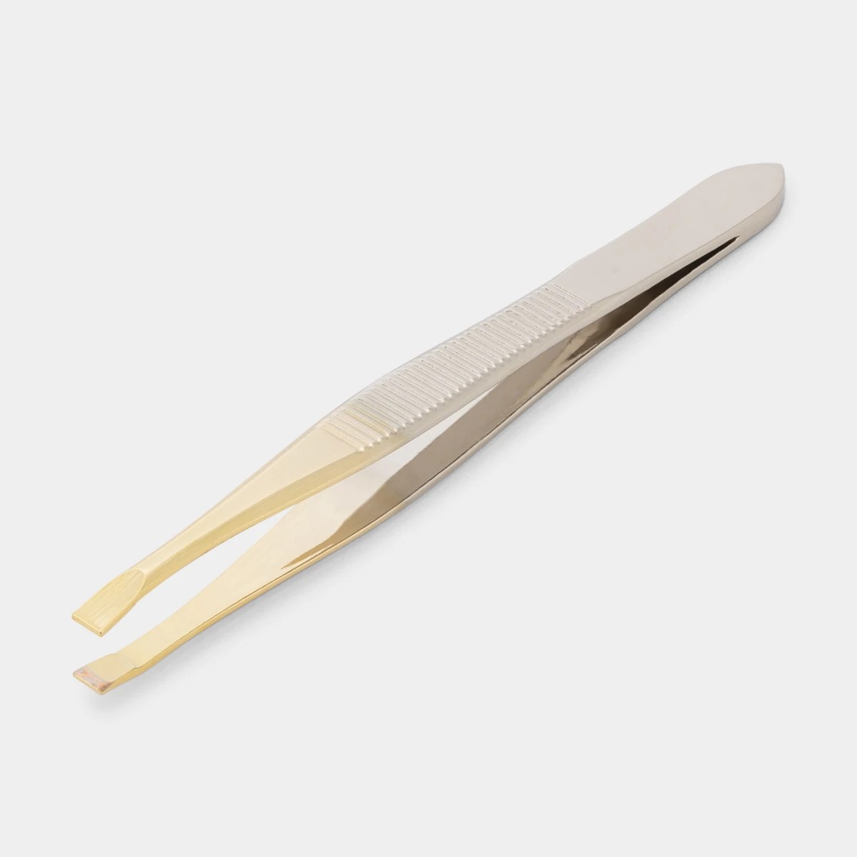 3 Gold Look Tip Square Tweezer, 3 of 4
