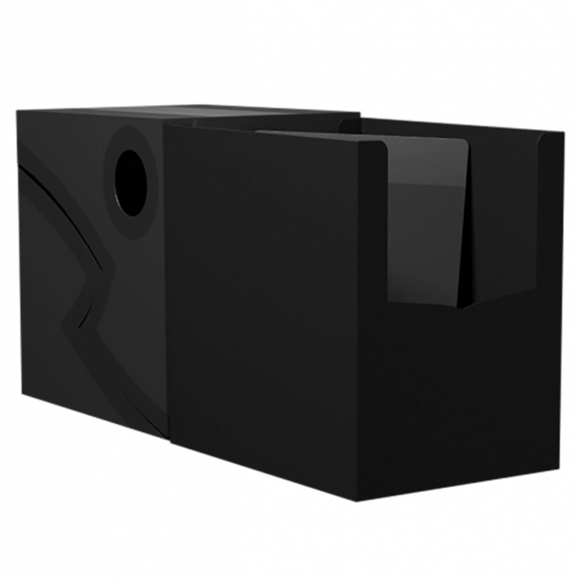 2 Dragon Shield TCG - Double Shell Deck Box - Shadow Black/Black, 2 of 2