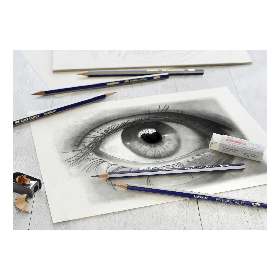 4 Faber-Castell Goldfaber Graphite Pencils HB 72 Pack, 4 of 5