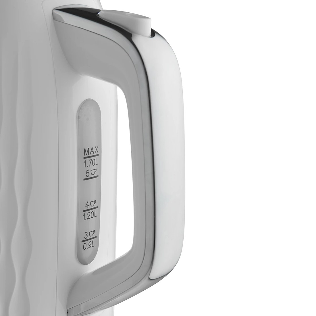 5 1.7L Kettle - White and Silver Look, 5 of 8