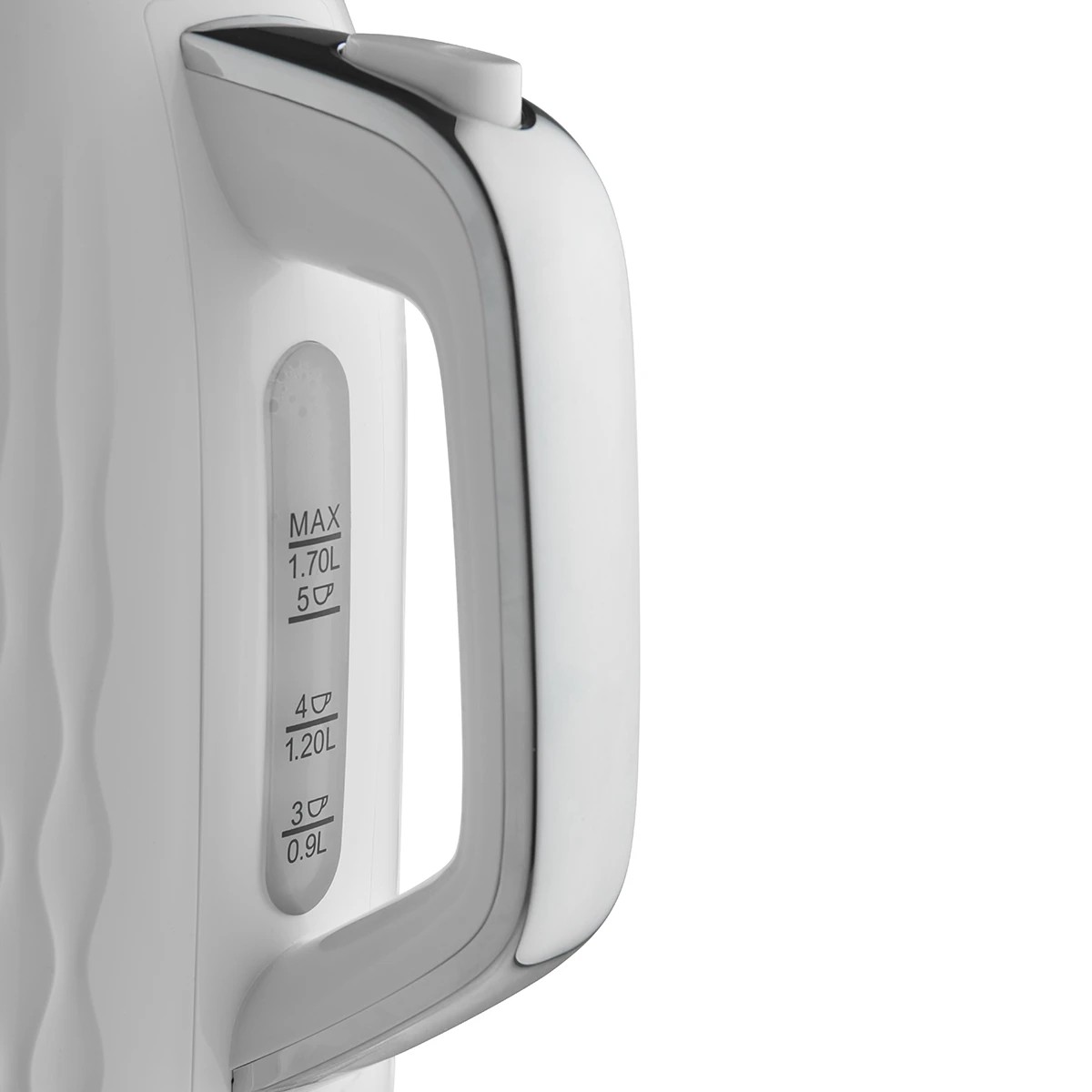 5 1.7L Kettle - White and Silver Look, 5 of 8