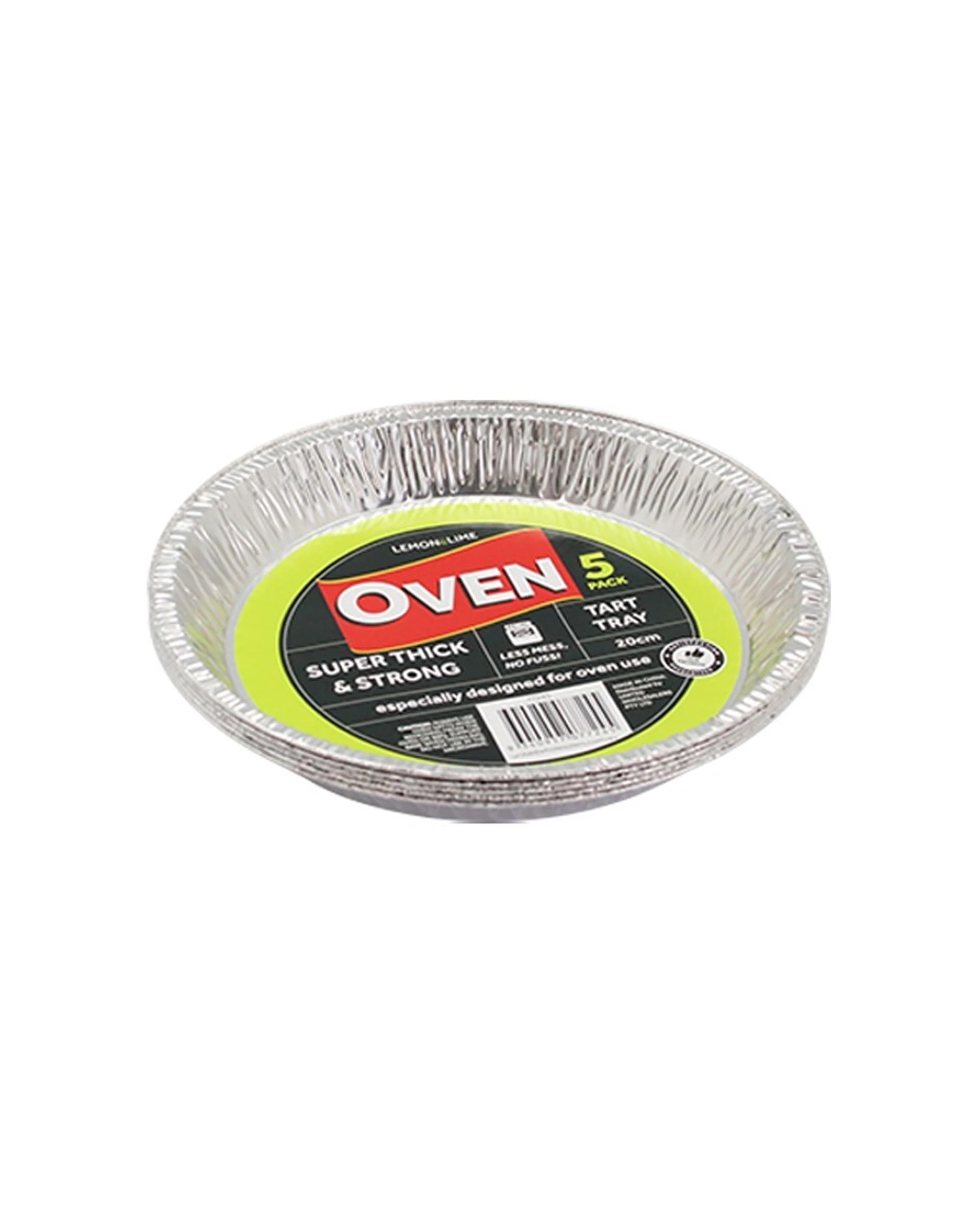 2 Lemon & Lime 20PK Foil Tart Tray 20cm Dinnerware - Silver, 2 of 3