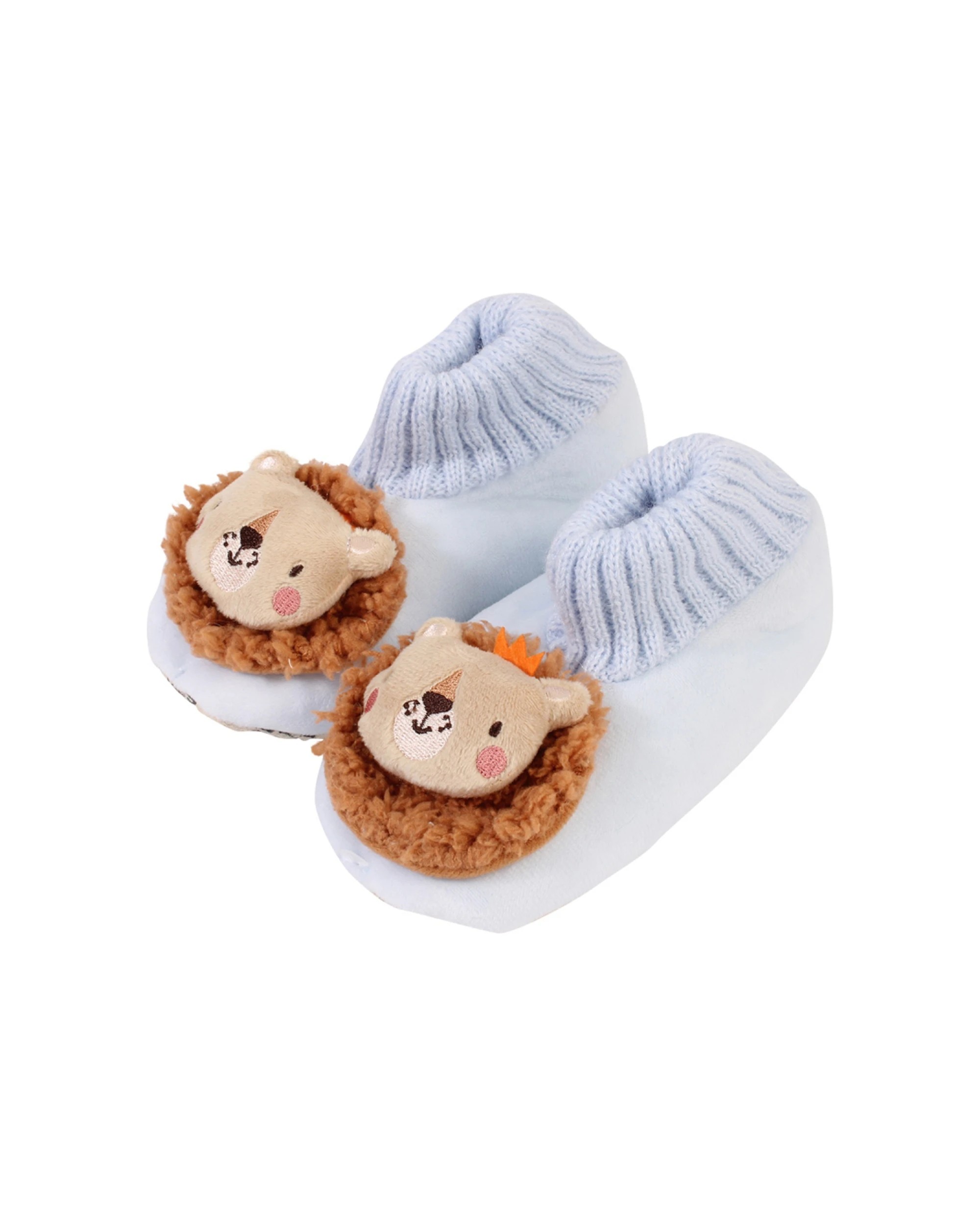 2 Splosh SnuggUps Toddler Animal Lion Slippers Socks Medium - 7 - Multi, 2 of 3