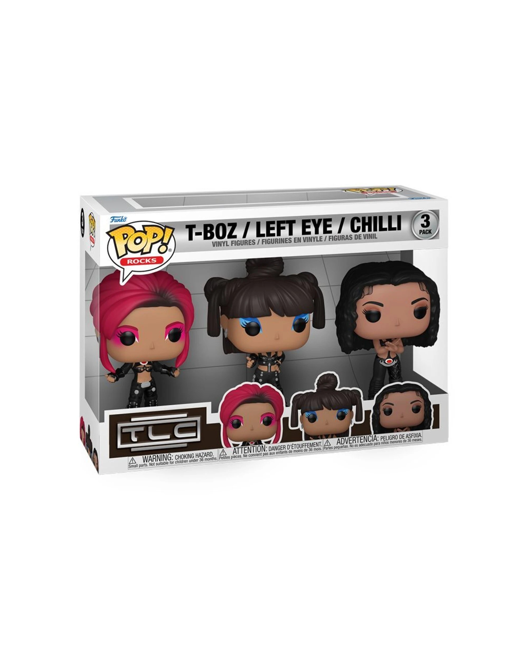 2 Funko 3Pc Funko TLC Scrubs Pop Rocks T-Boz Left Eye Chilli Vinyl Toy Set
 - multi, 2 of 3
