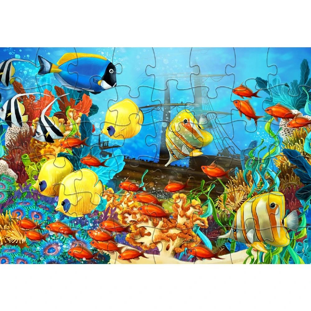 2 Puzzle Master Jumbo Floor Puzzle Shipwreck 48 Piece, 2 of 2