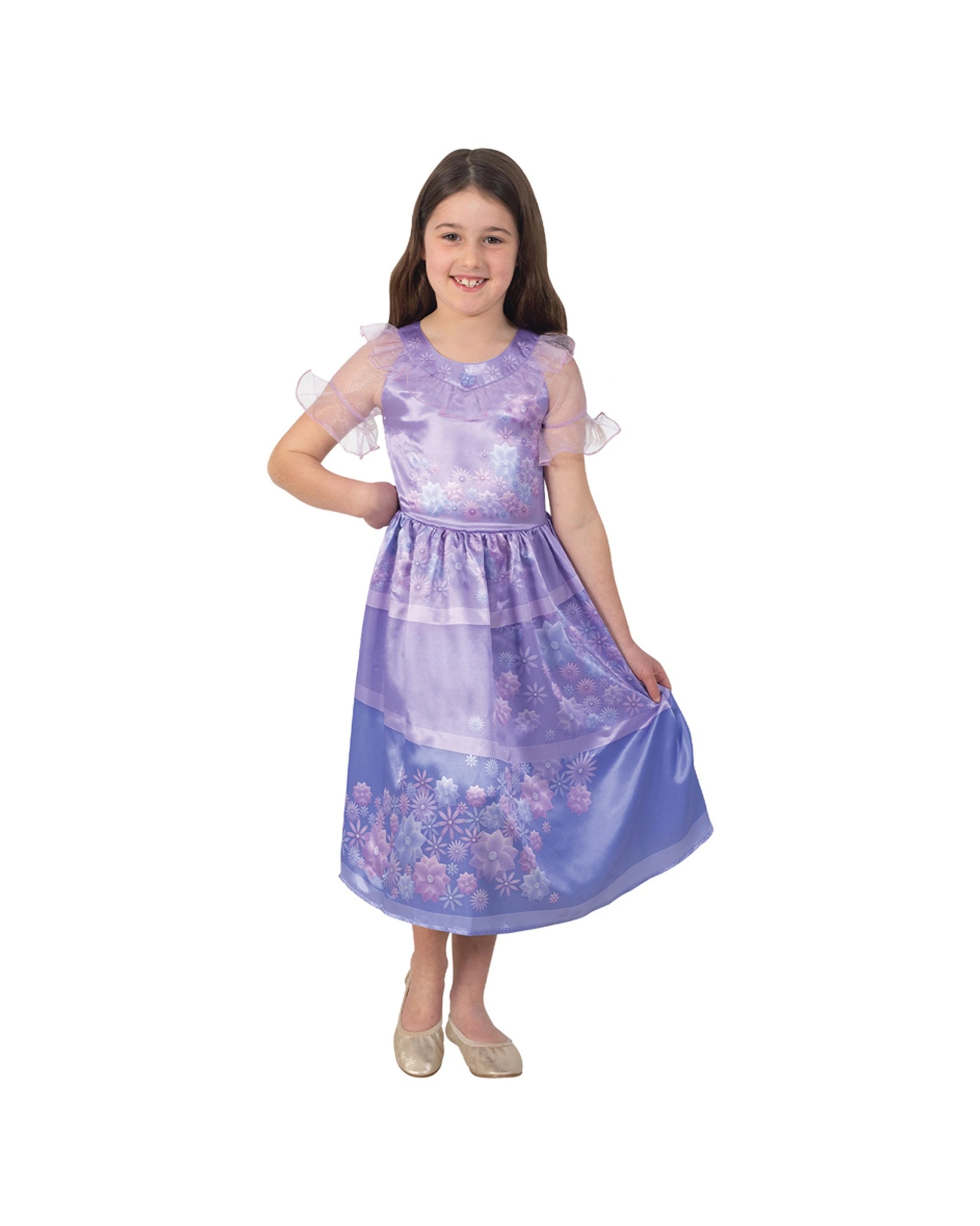 1 Disney Isabela Classic Encanto Kids Costume S - Purple, 1 of 3