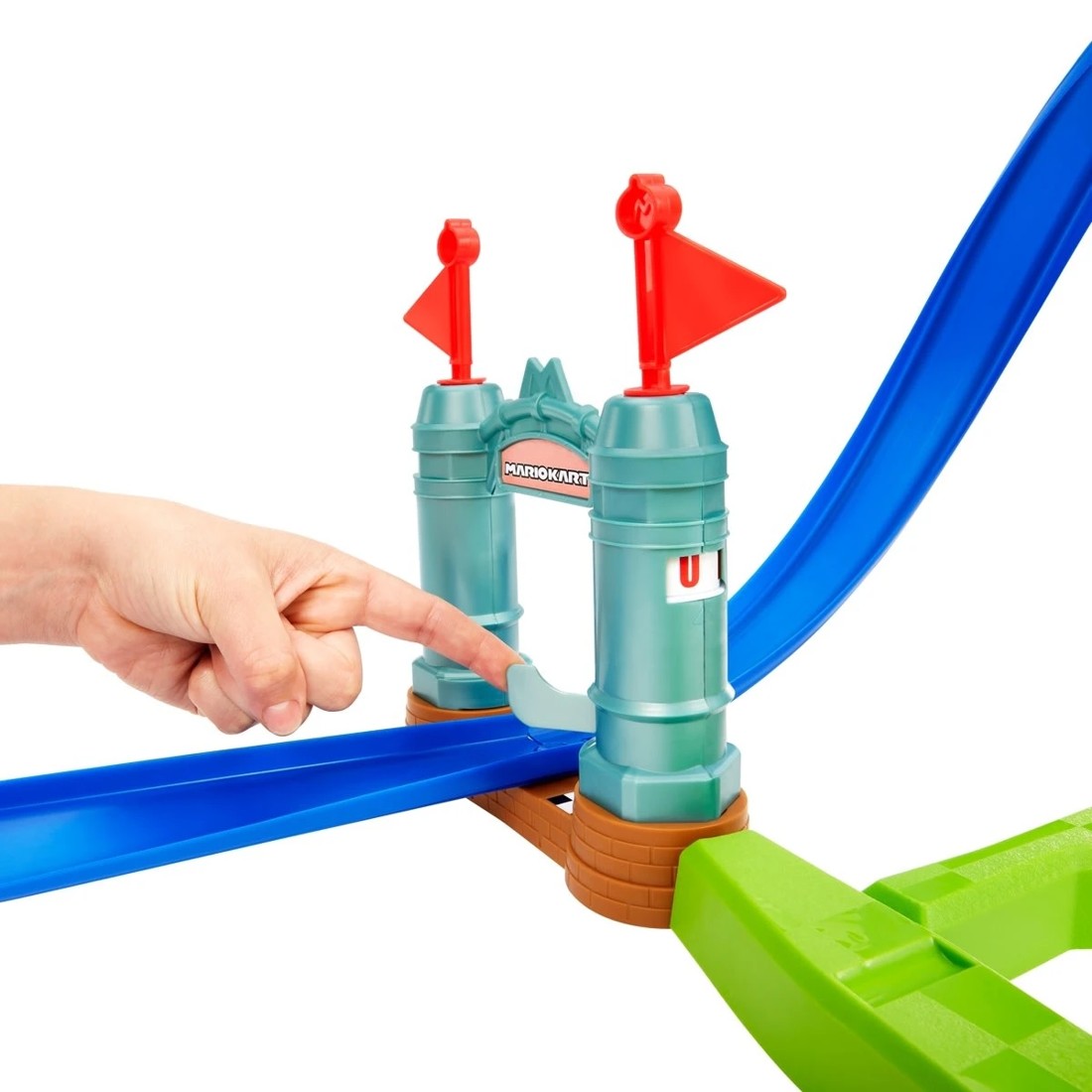 6 ​Hot Wheels Mario Kart Circuit Slam Track Set, 6 of 8