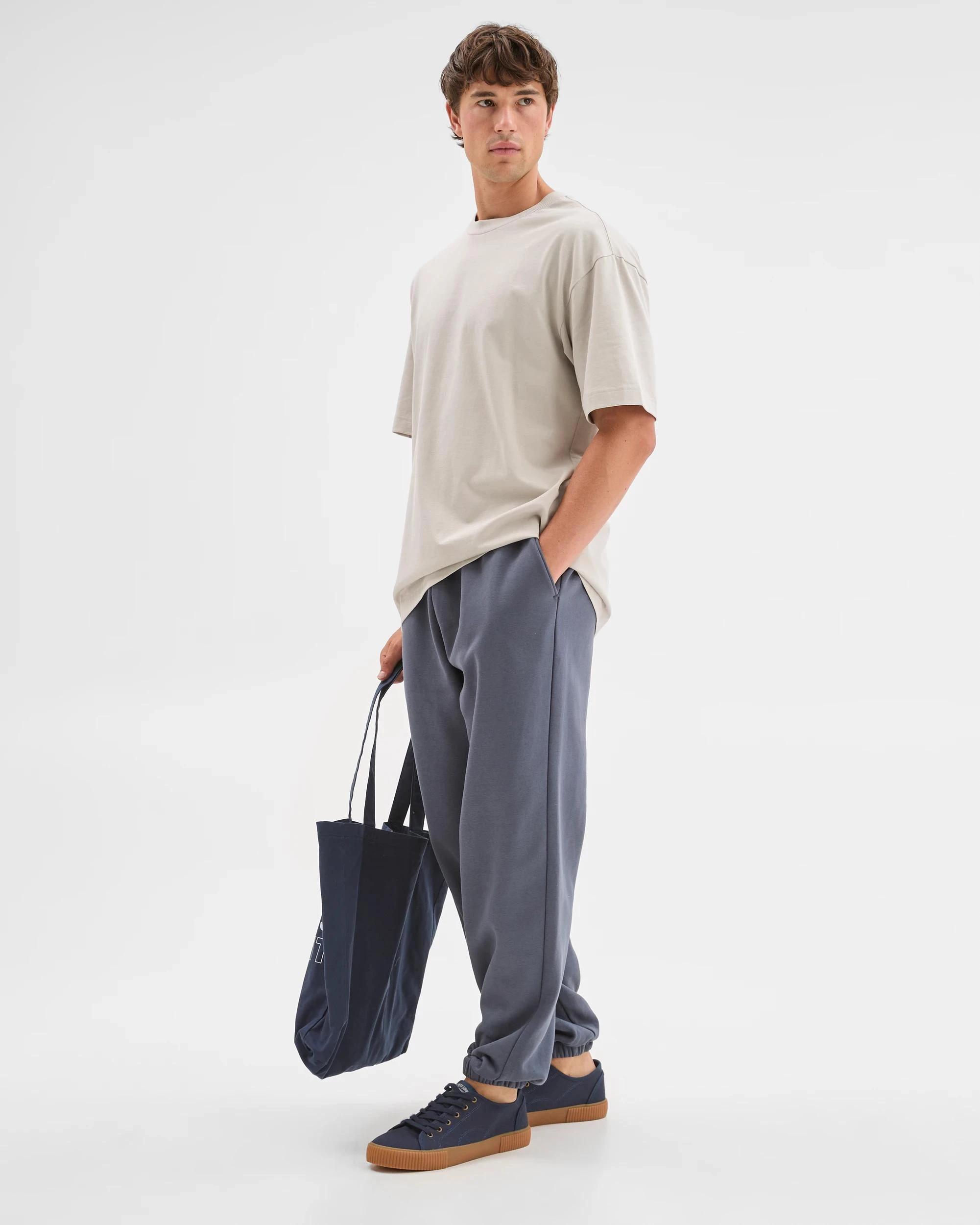 1 Commons Australian Cotton Blend Heavyweight Cuffed Trackpants OMBRE BLUE, 1 of 6