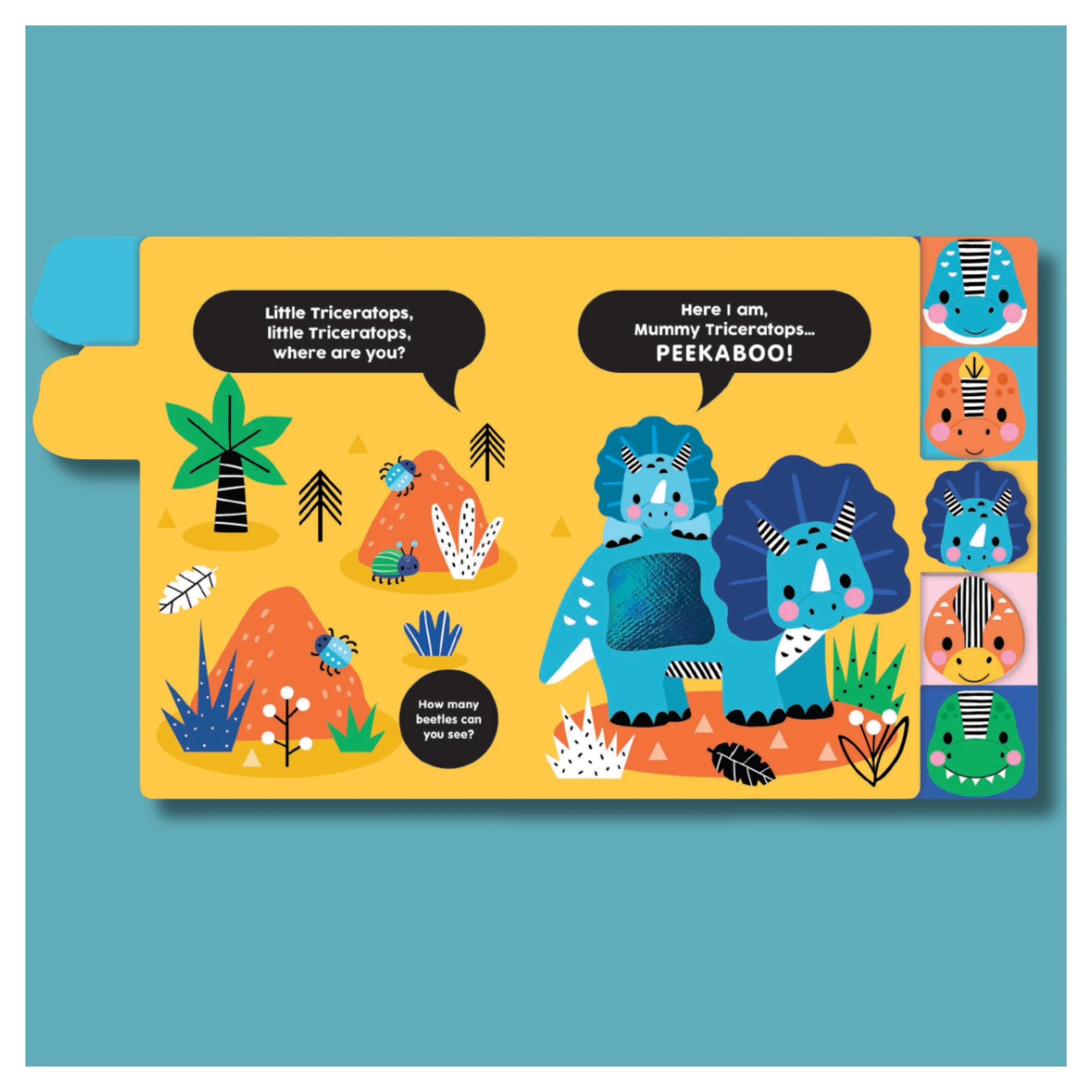 2 Touch and Find Peekaboo: Little Dinosaur - Book, 2 of 4