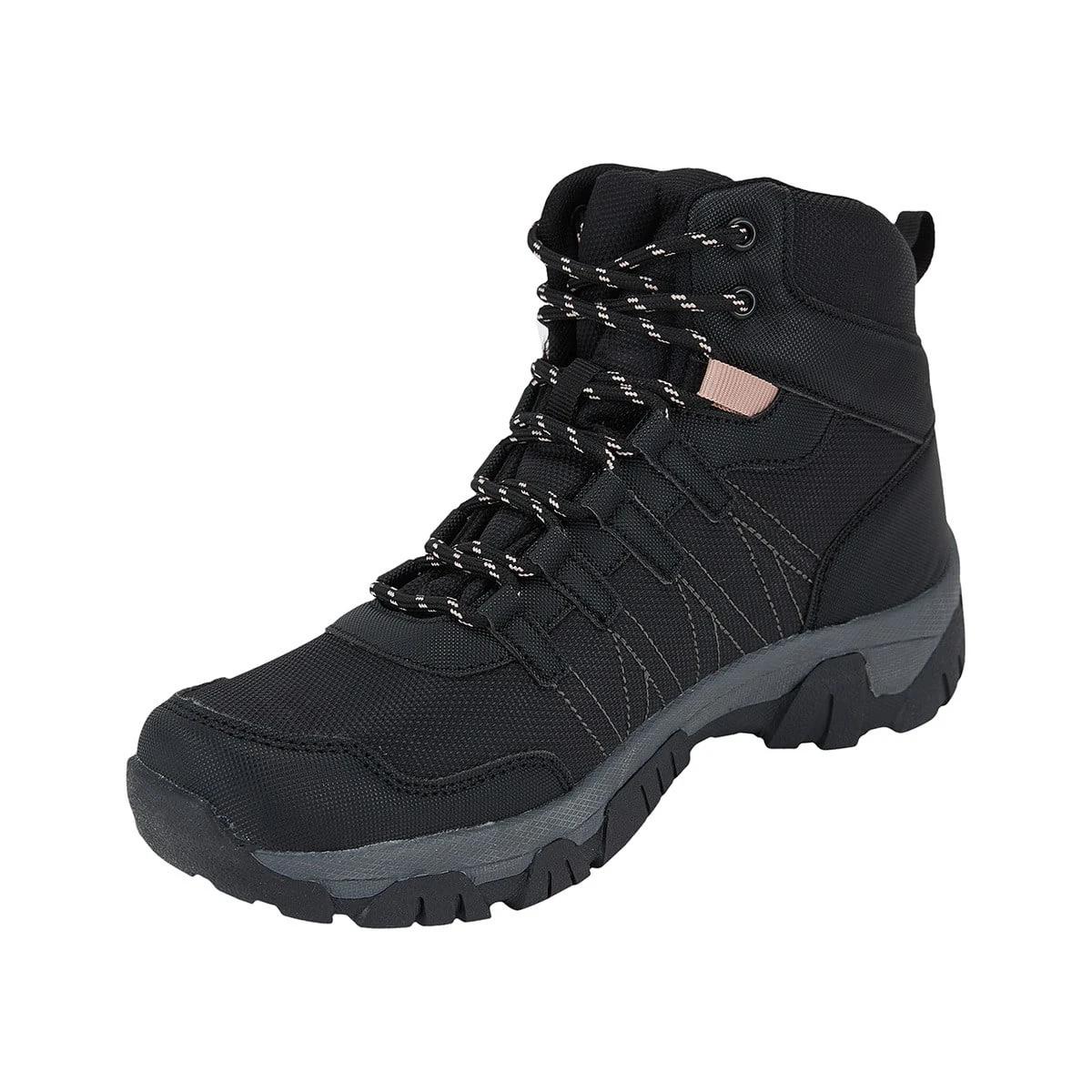 2 Active Womens Hiking Boots BLACK GREY, 2 of 5