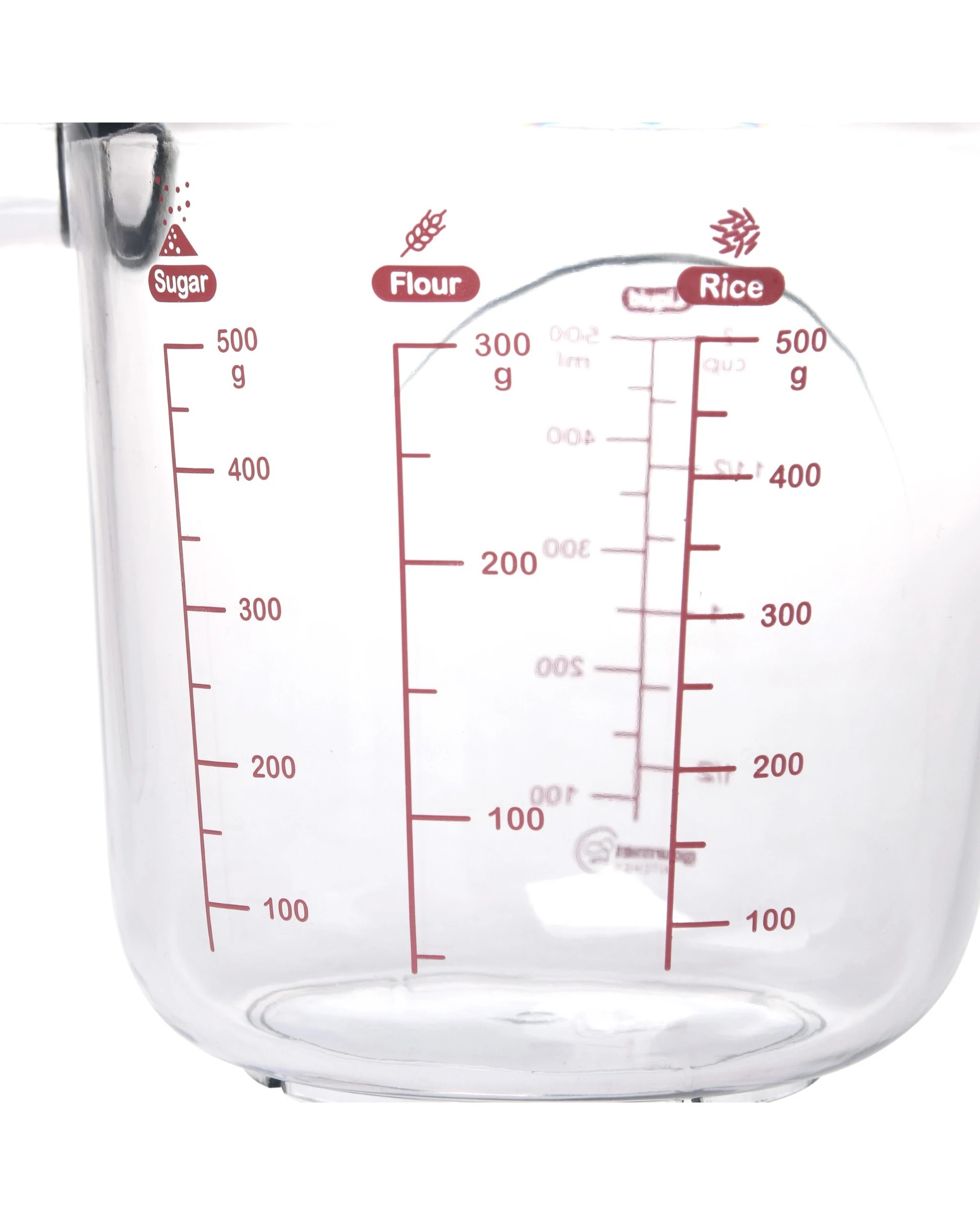 7 Gourmet Kitchen Modern Weight Conversion Measuring Cup AS 500ml/2 cups - Grey, 7 of 8