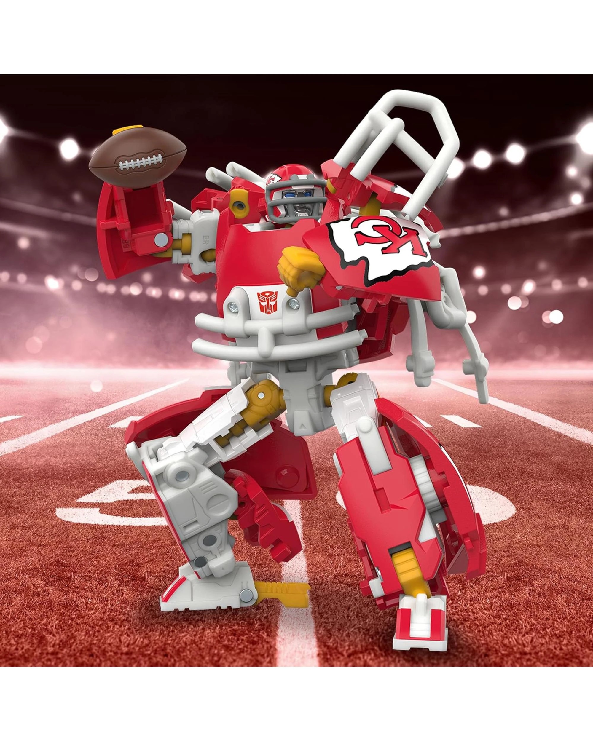 5 Transformers Collaborative NFL X Transformers Kansas City Chiefs KC-59 Action Figure, 5 of 8