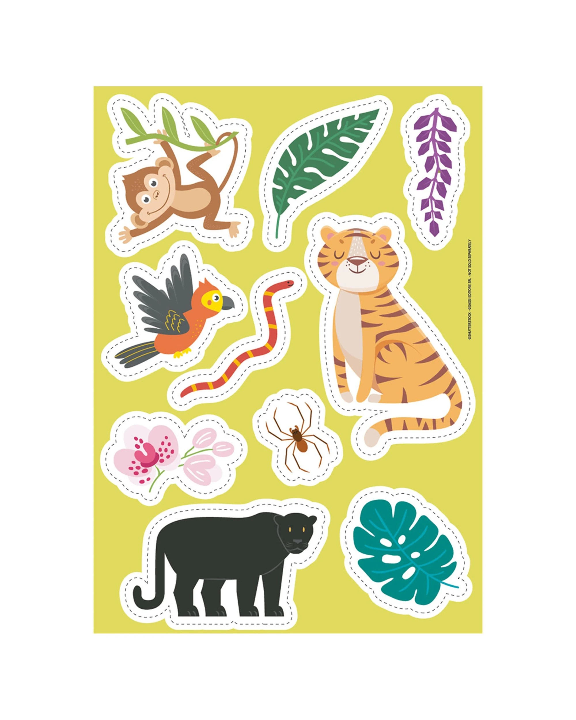 3 Sassi Games Happy Families Jungle Game Kids Children - Multi, 3 of 3