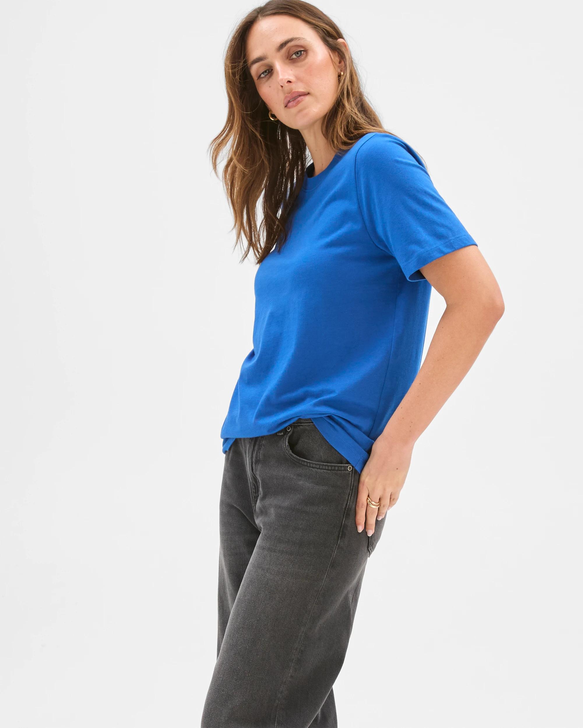 5 Target Australian Cotton Classic T-Shirt DEEP OCEAN, 5 of 6