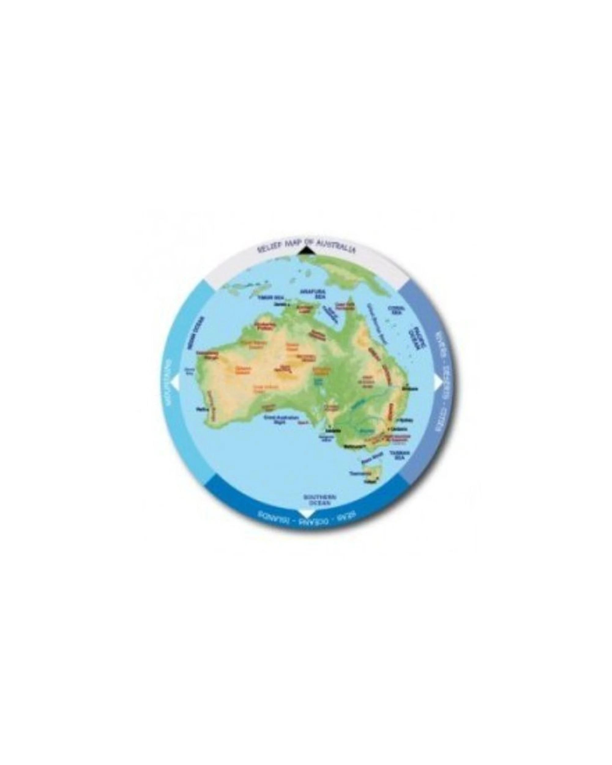 1 Taula Australasia Map Wheel, 1 of 2