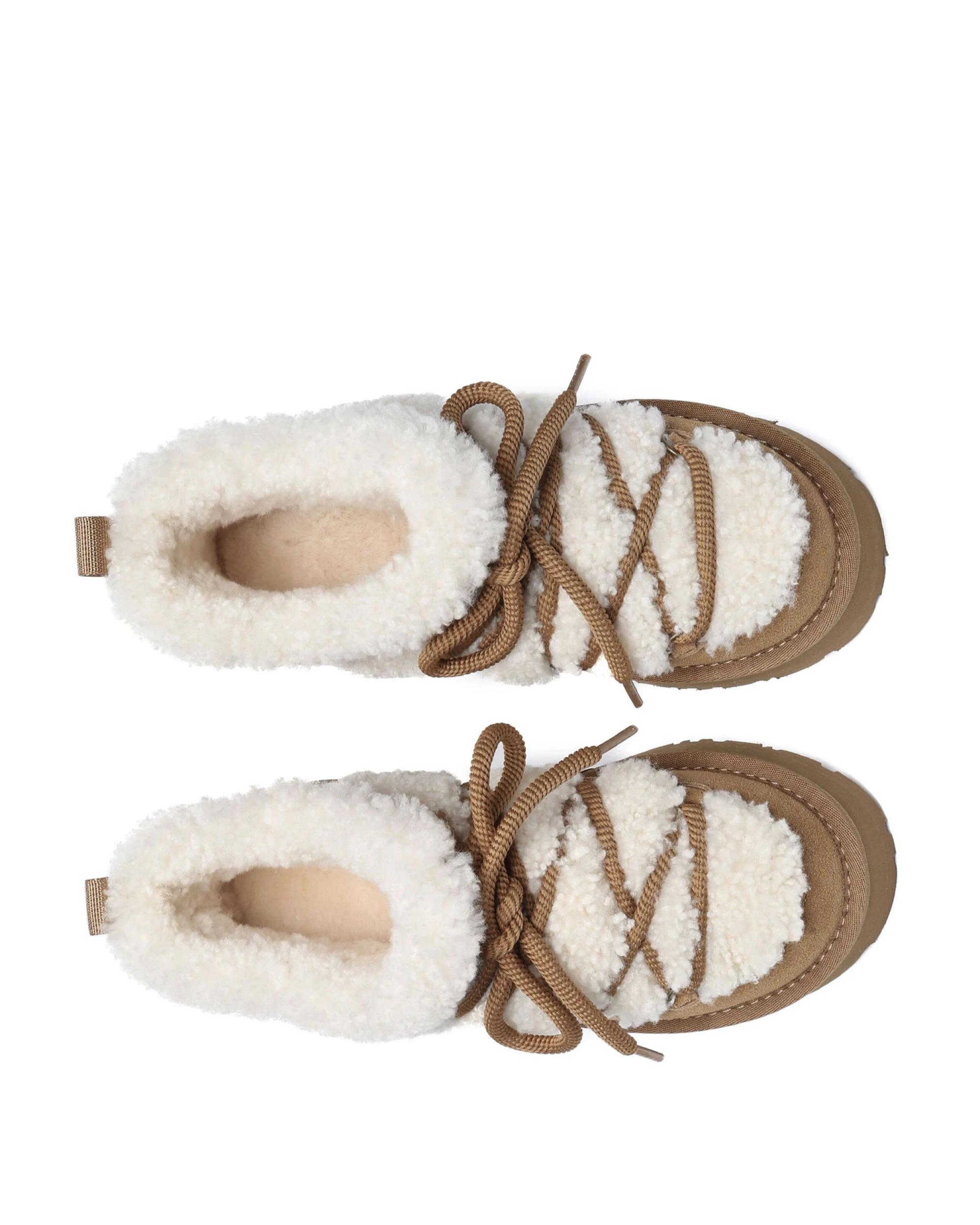 5 Everau Mini Carmen Platform Boots CHESTNUT, 5 of 5