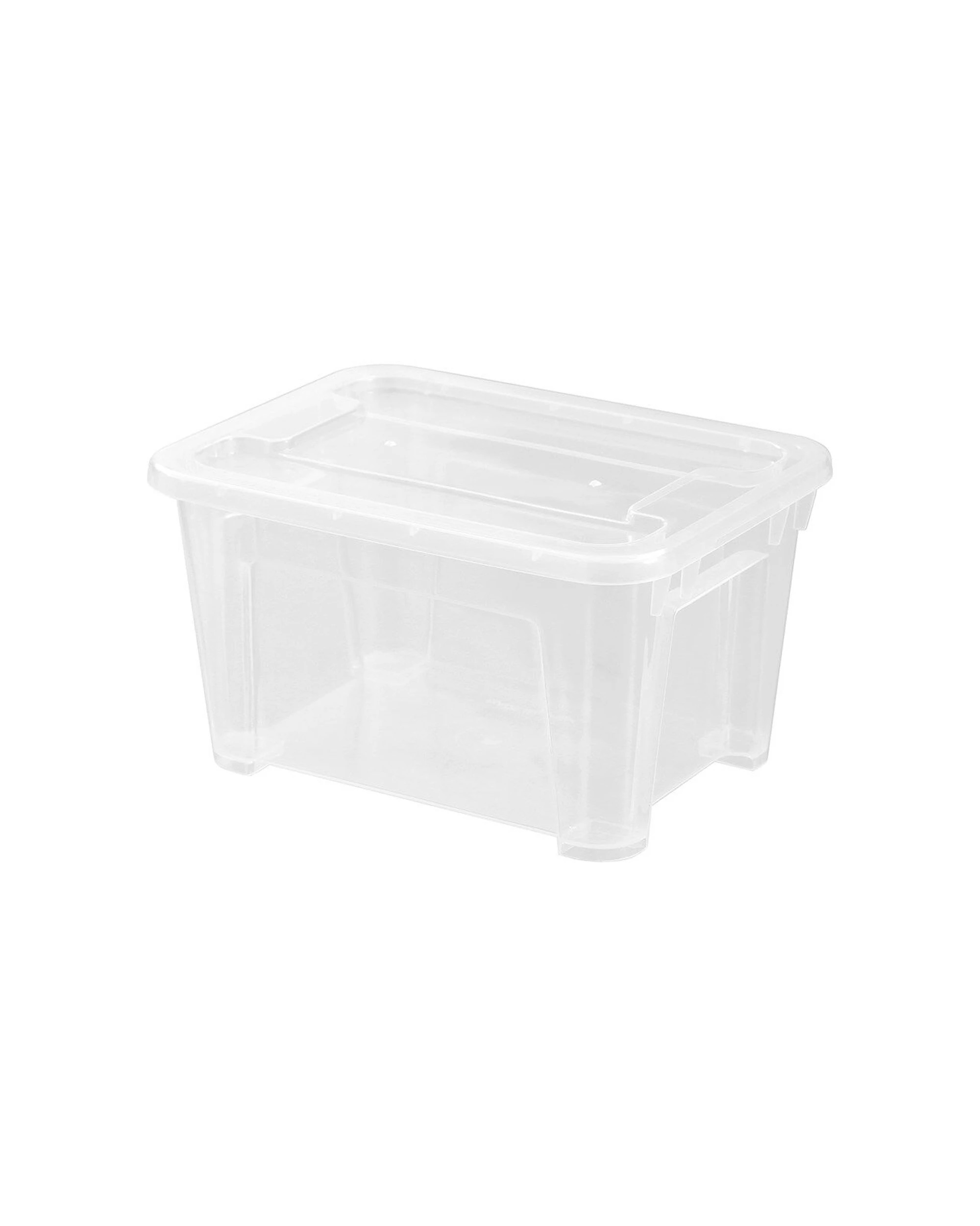 7 Boxsweden Nic-Nac Storage Container Essentials 6 Pack 2.5L Plastic 21x16x11cm
 - plain, 7 of 9
