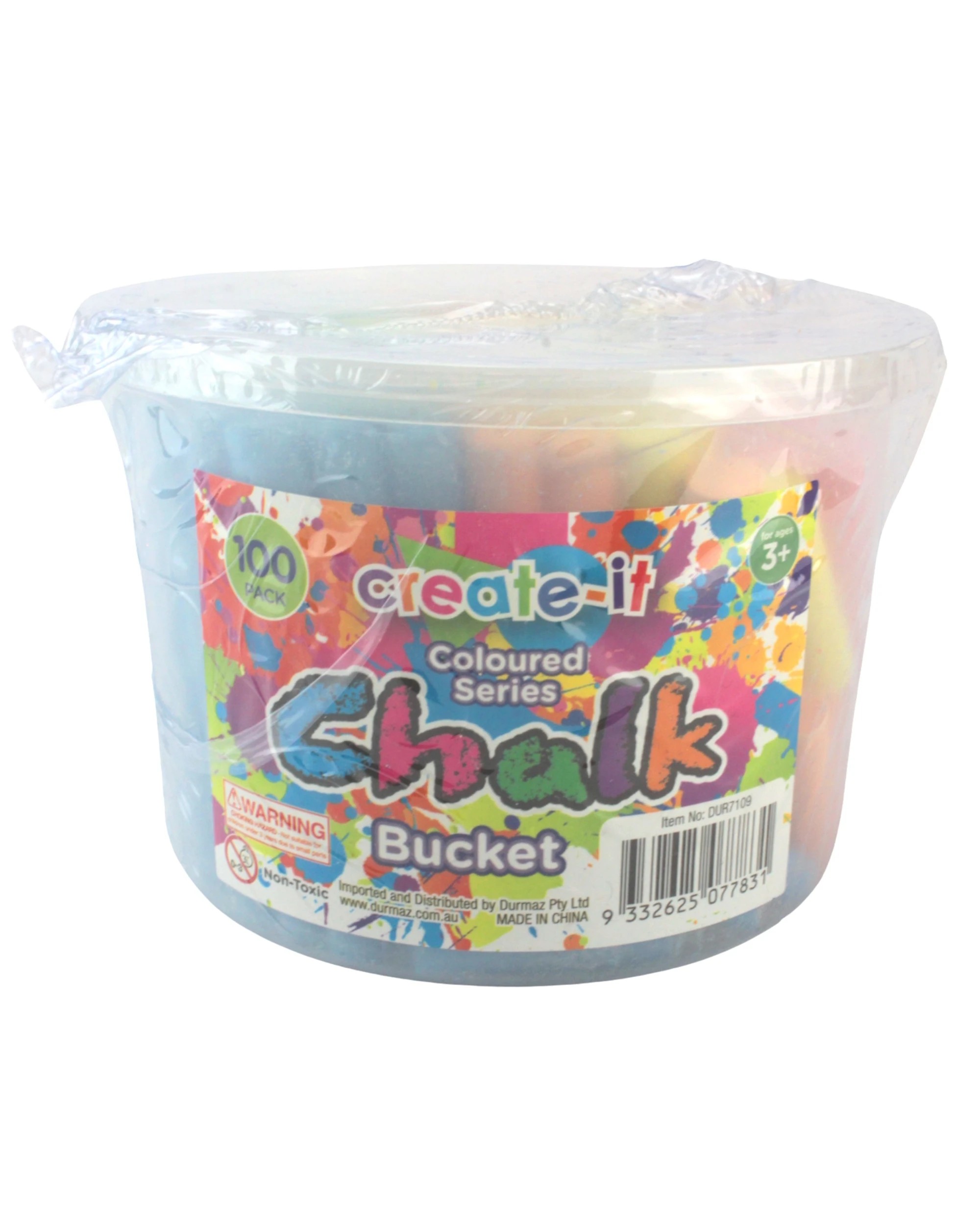 1 Create-It Coloured Chalk Bucket 100 Pieces - Multi, 1 of 1