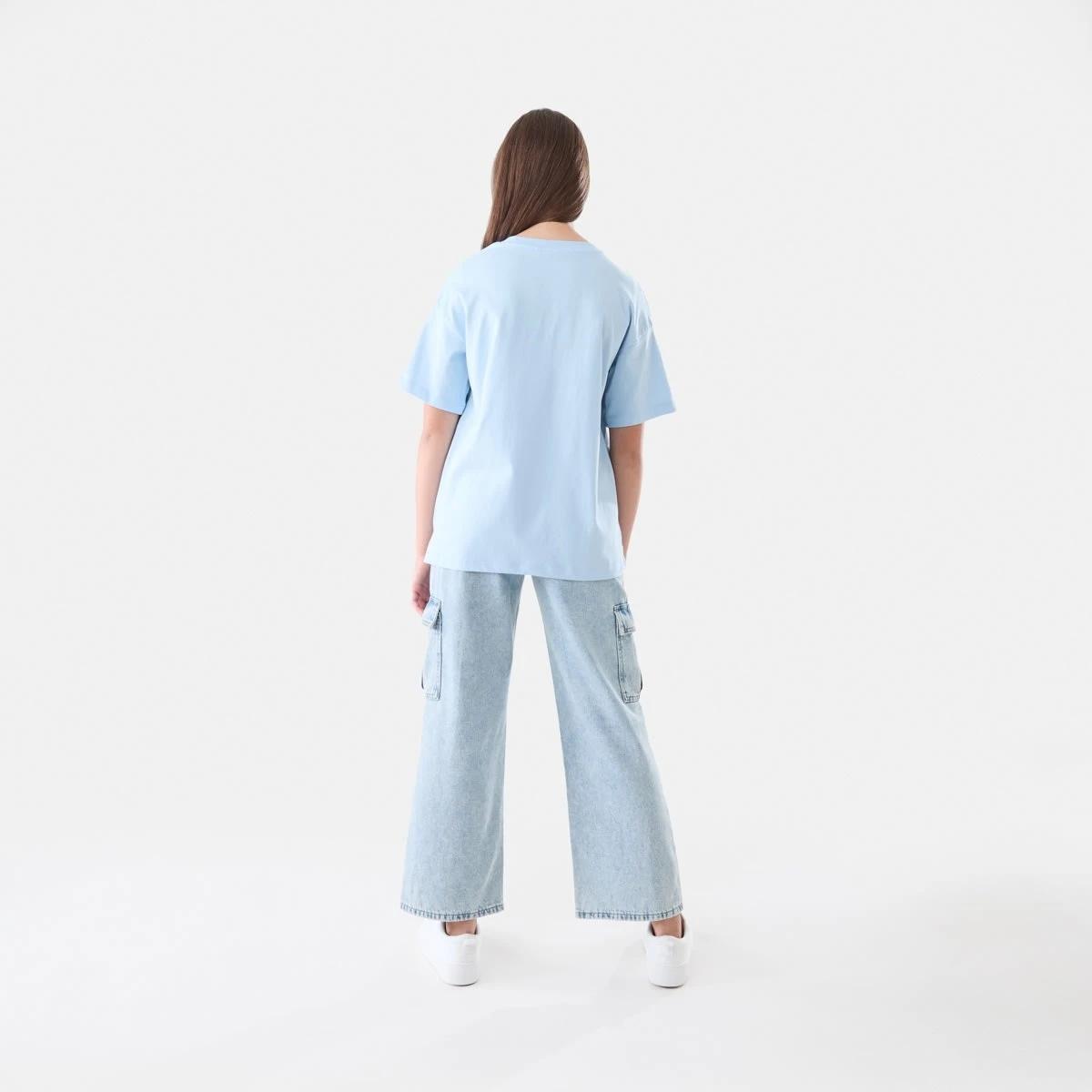 6 Oversized T-shirt Blu Lemon, 6 of 6