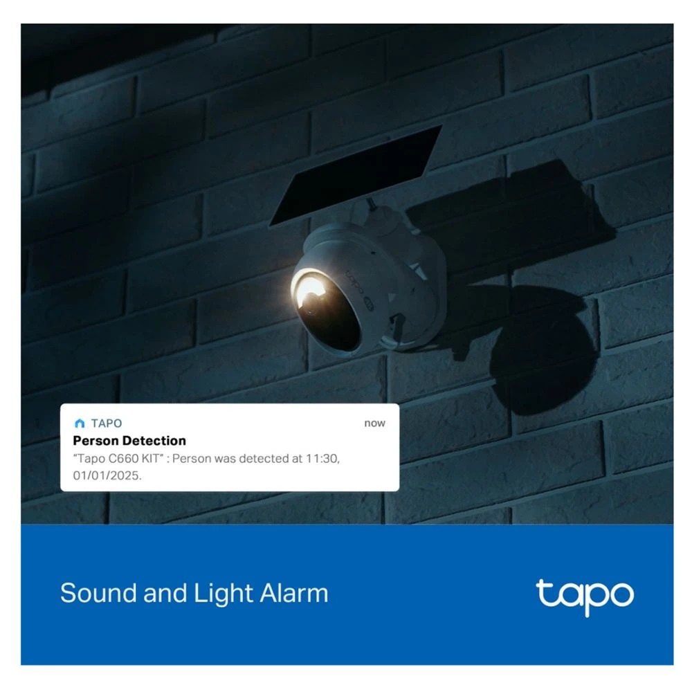 8 TP-Link TAPO C660 Solar-Powered Pan/Tilt Security Camera Kit, 8 of 10