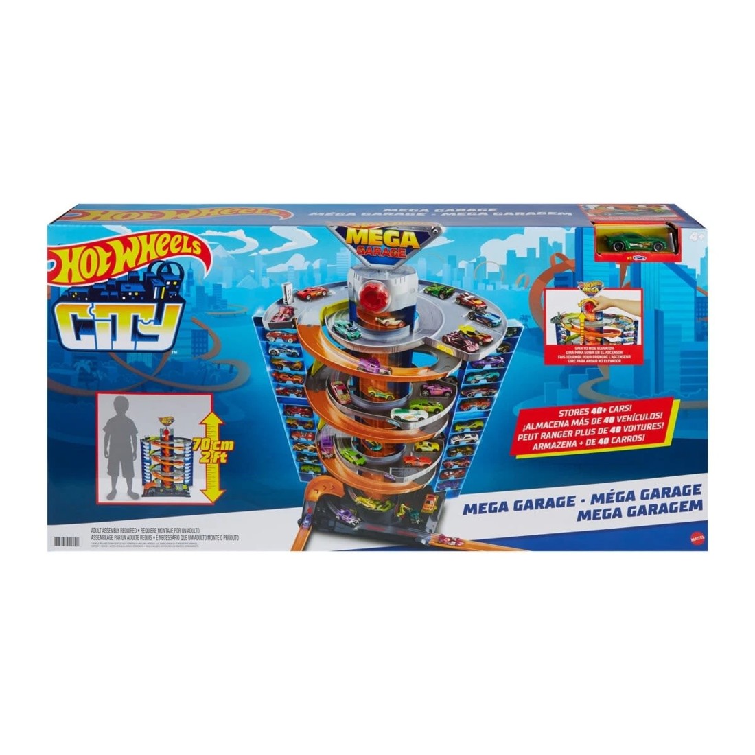 1 ​Hot Wheels City Mega Garage Playset, 1 of 7