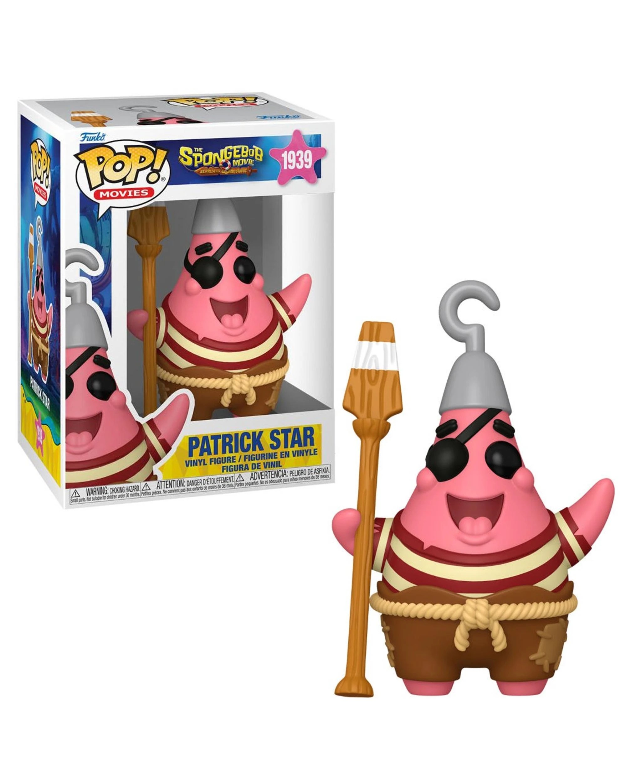 1 The SpongeBob Movie: Search for SquarePants Patrick Star Funko POP! Vinyl, 1 of 3
