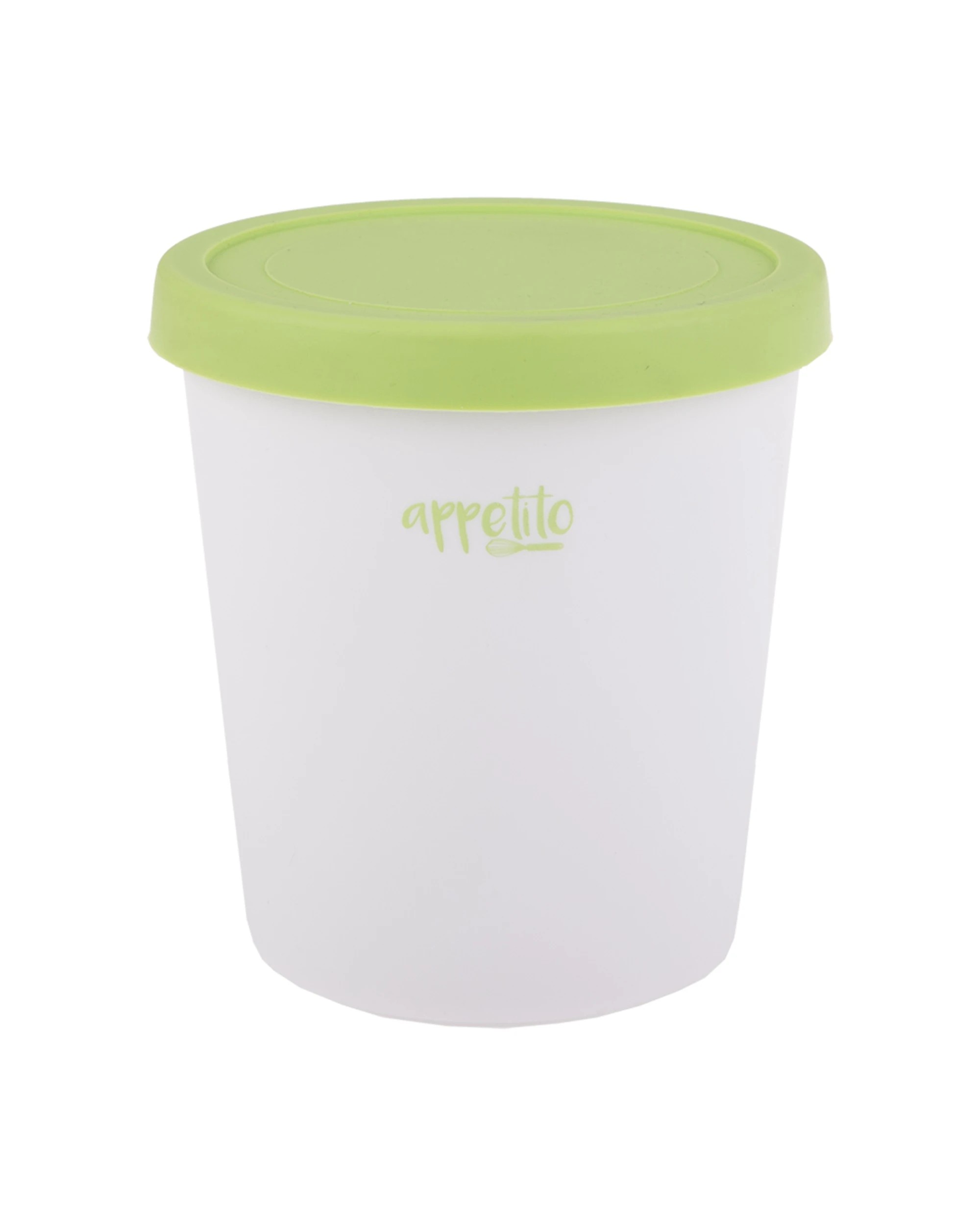 1 Appetito Round Ice Tub Home Kitchen Container 1L - Green, 1 of 2