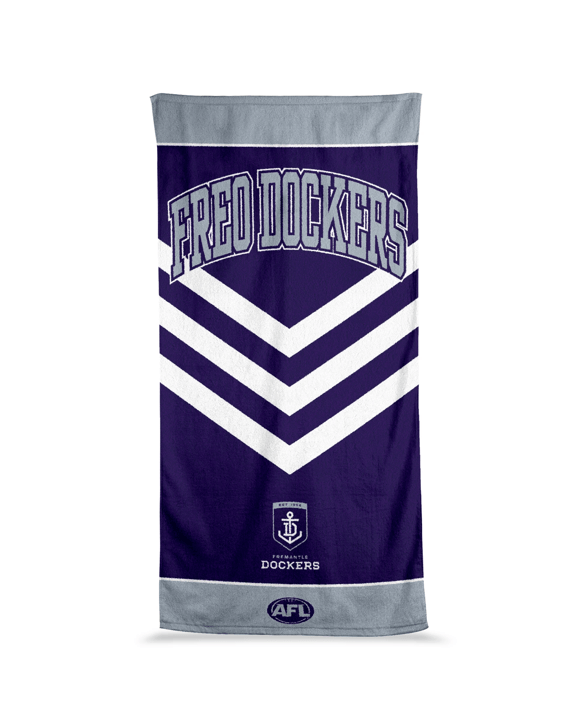 AFL Fremantle Dockers Cotton Beach Towel