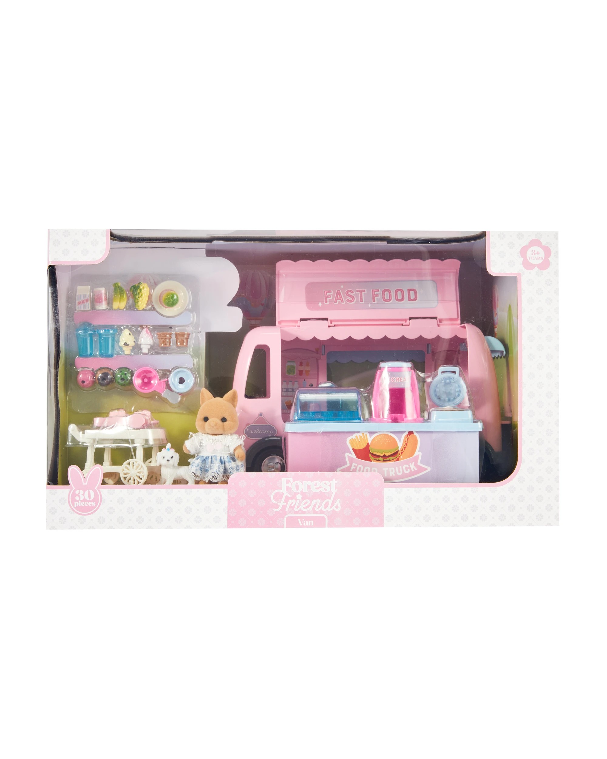 1 30 Piece Forest Friends: Van Playset, 1 of 4