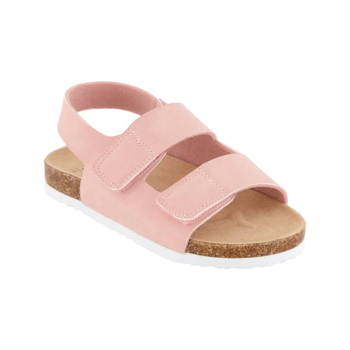 1 Junior Corduroy Corkbed Sandals SILVER PINK, 1 of 4