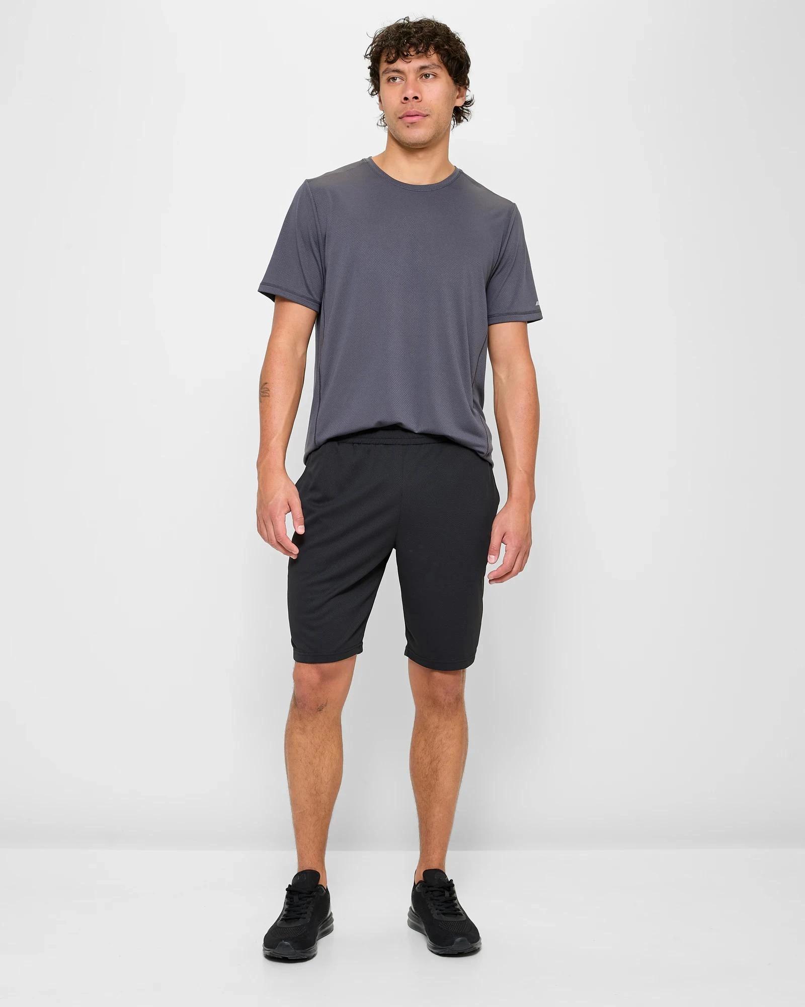 2 Target Active Knit Shorts BLACK, 2 of 5