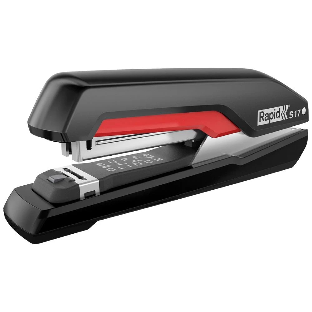 1 Rapid S17 Full Strip Stapler Black/Red, 1 of 1