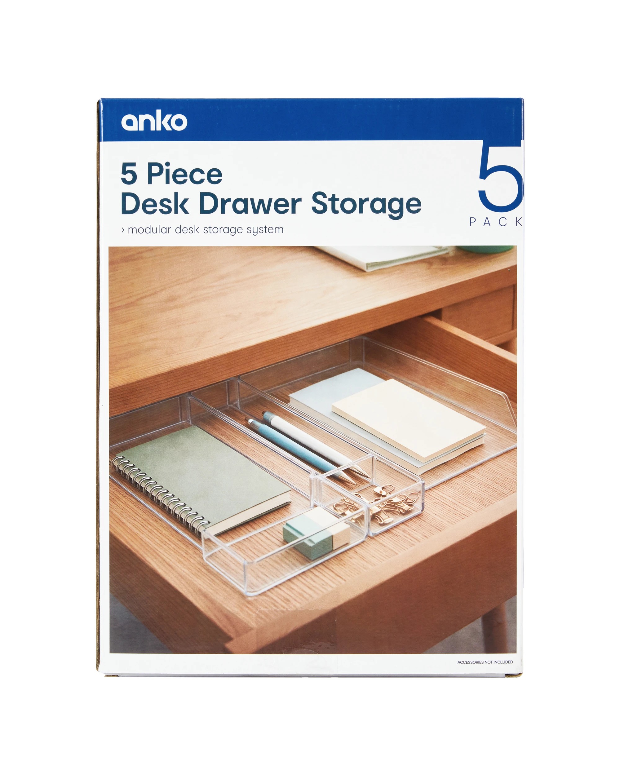 9 5 Piece Desk Drawer Storage, 9 of 10