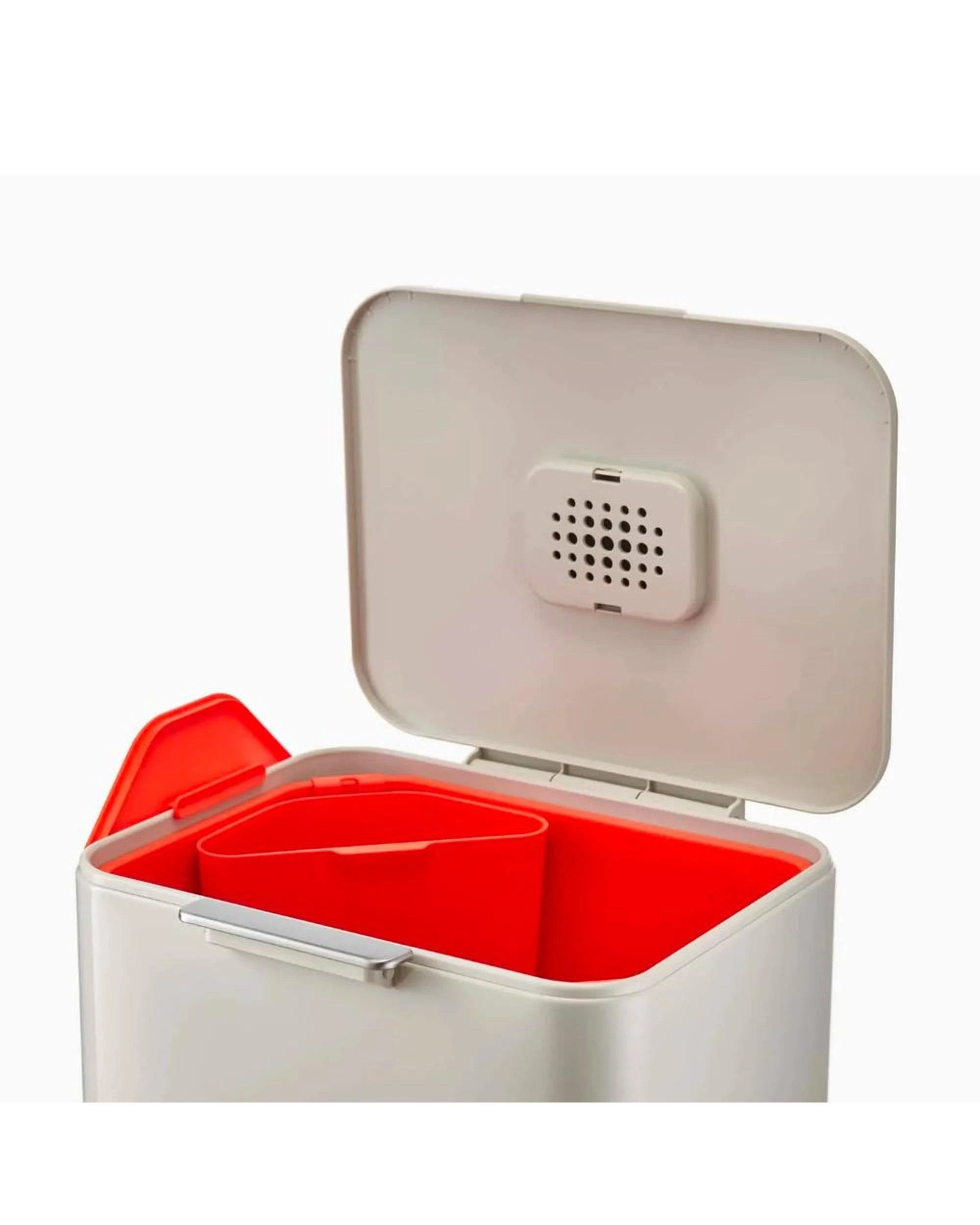 2 Joseph Joseph Totem Max Waste Separation 60L Bin Stone 30061, 2 of 10