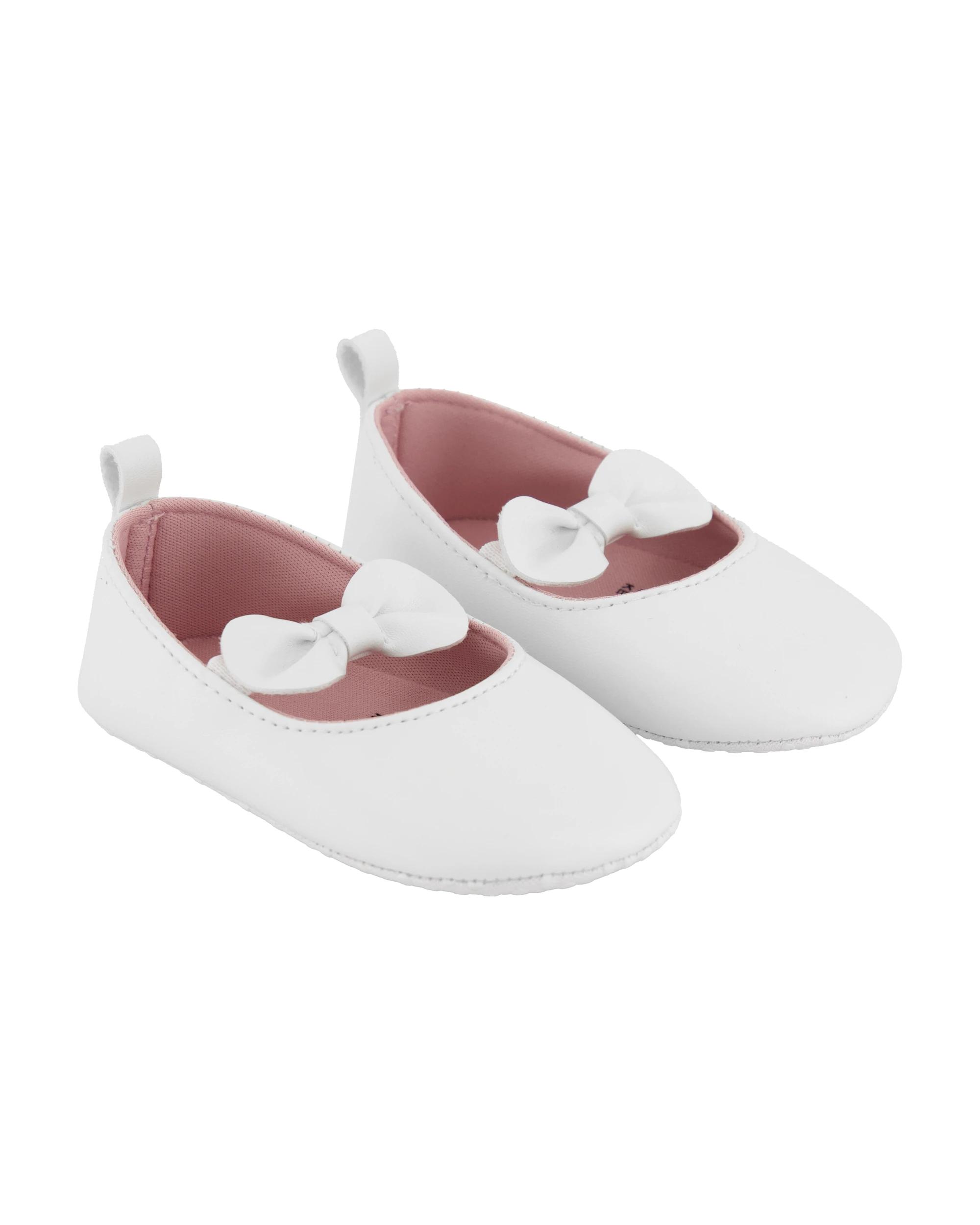 4 Baby A-Bar Shoes White, 4 of 5