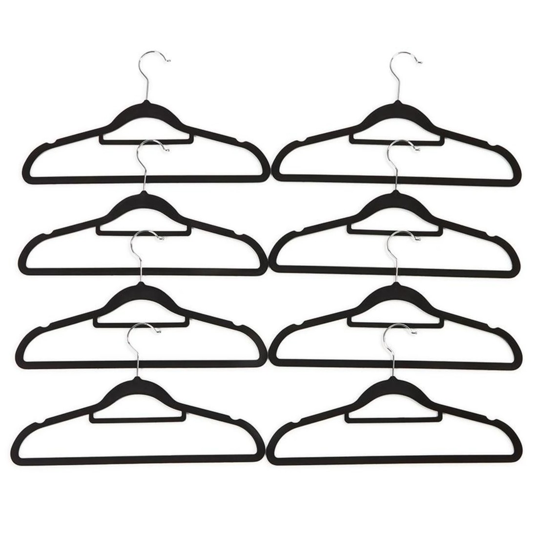 1 Flocked Hangers - Pack of 8, 1 of 3