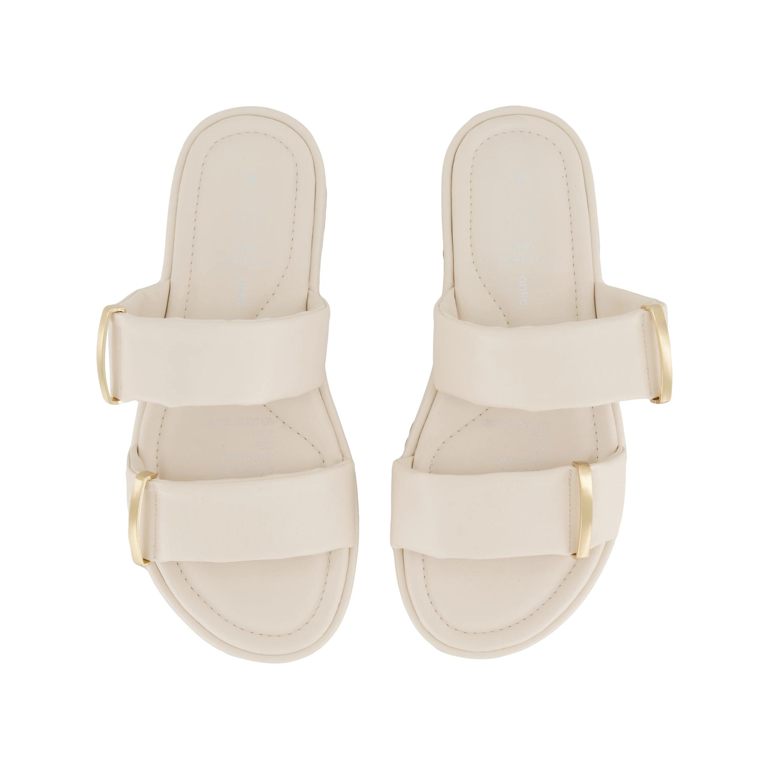 3 Comfort Footbed Slides IVORY WHITE, 3 of 3
