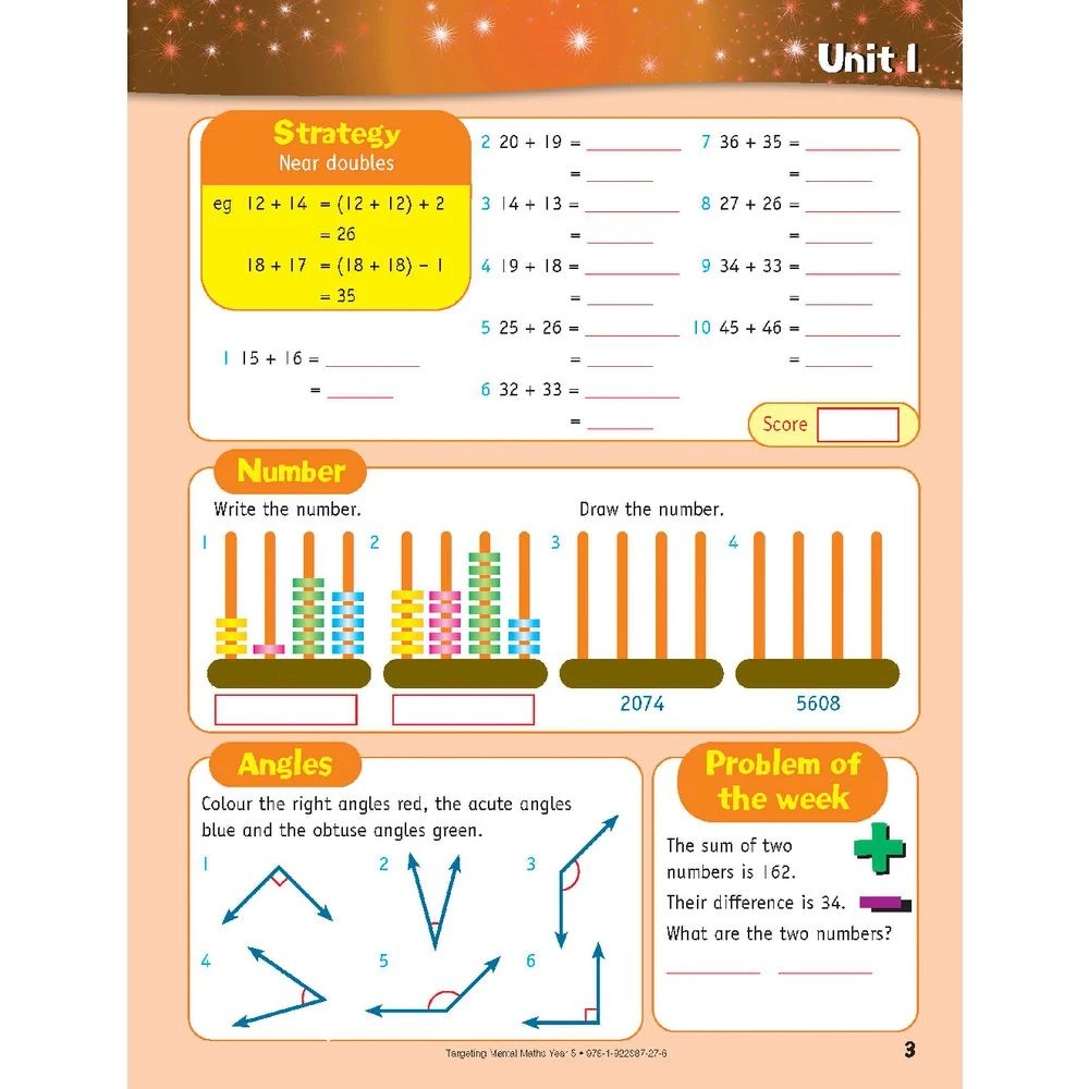 4 Targeting Mental Maths Year 5 2022 Edition, 4 of 10
