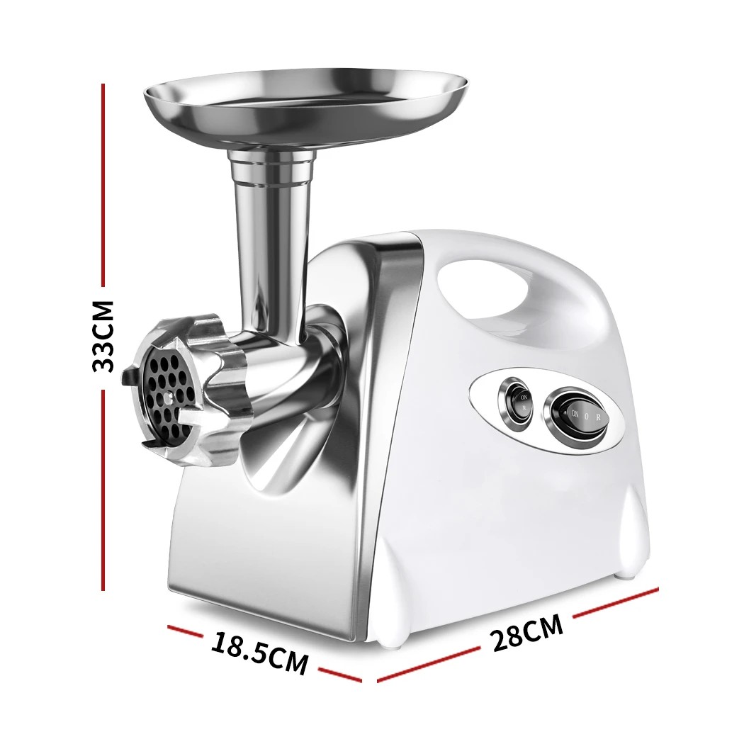 3 Spector 800W Electric Meat Grinder - White, 3 of 7