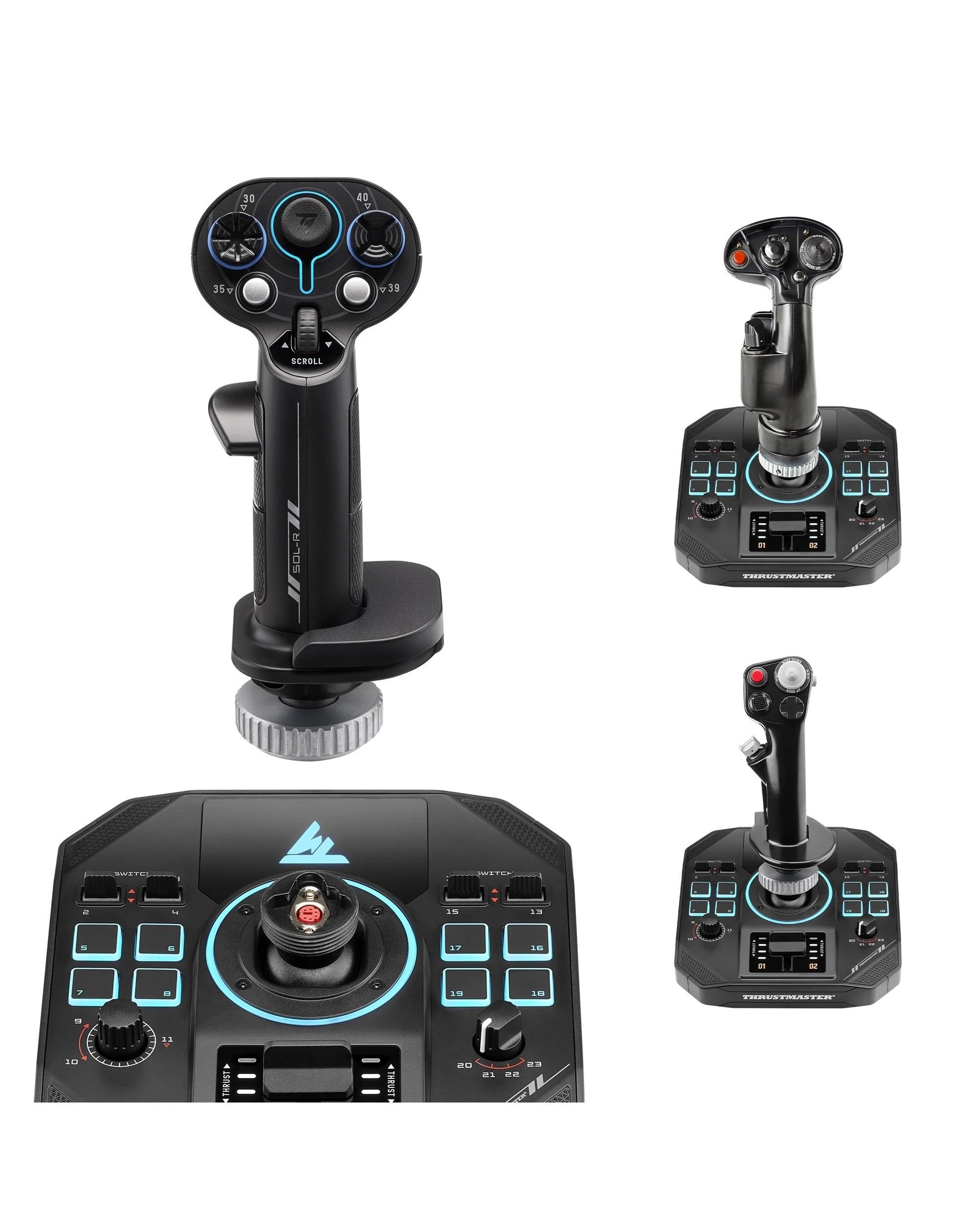5 Thrustmaster Sol-R 5 Base - Base for Detachable Joystick on PC - Black, 5 of 7