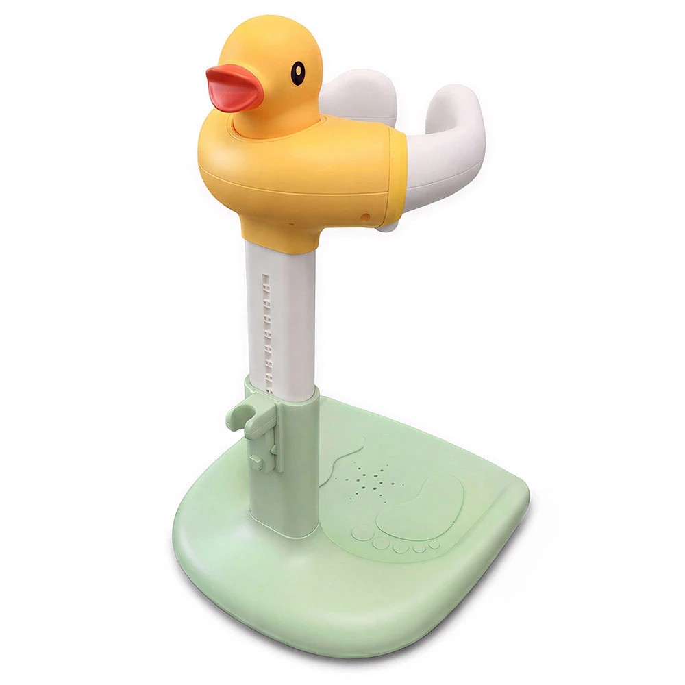 1 PlayPals Baby Shower Stand Adjustable Infant Bathtub Standing Support Rack - Green, 1 of 3