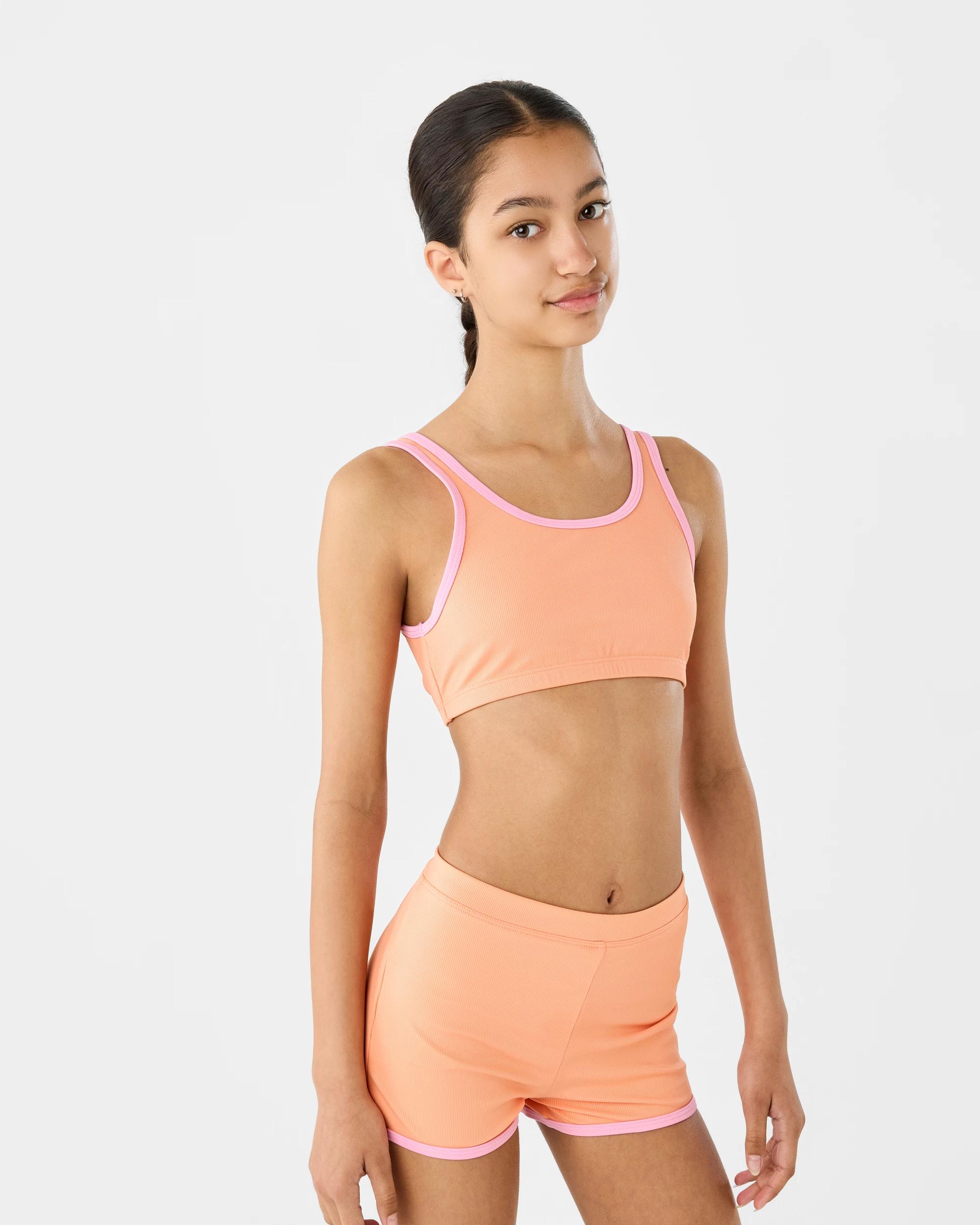 2 3 Piece Swim Set Mint Orng, 2 of 7
