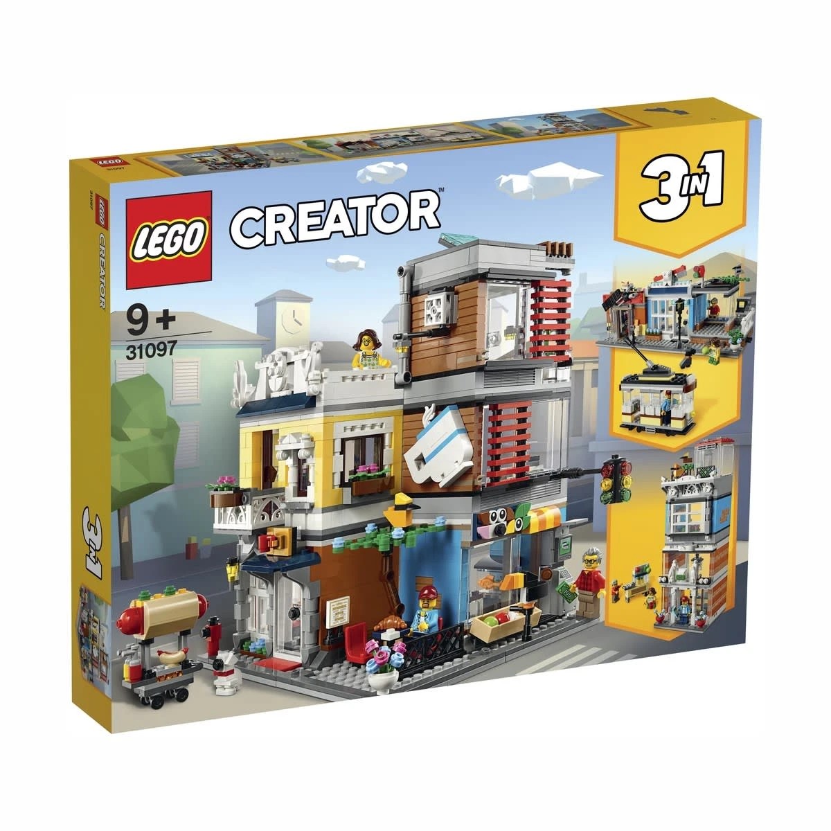 1 LEGO Creator Townhouse Pet Shop & Cafe 31097, 1 of 5