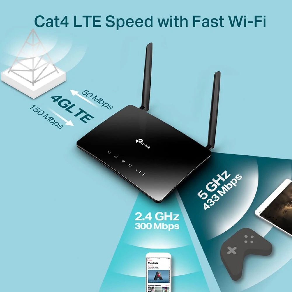 6 TP-Link AC750 Wireless Dual Band 4G LTE Router MR200, 6 of 9